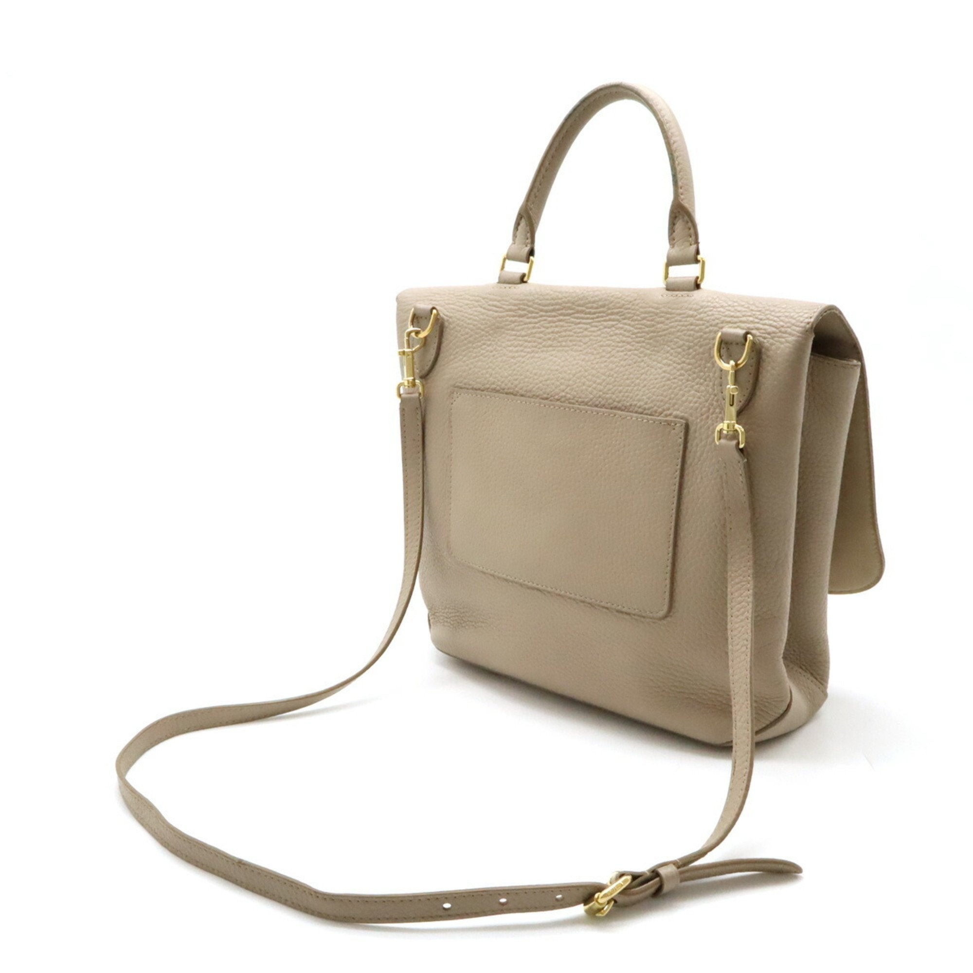 Louis Vuitton Galle Leather Handbag Shoulder Bag (Pre-Owned)