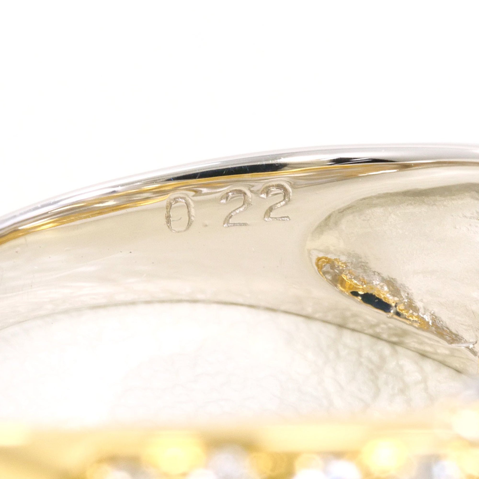 Unbranded Platinum Yellow Gold Yellow Gold (18K) Platinum 900 Band Ring (Pre-Owned)
