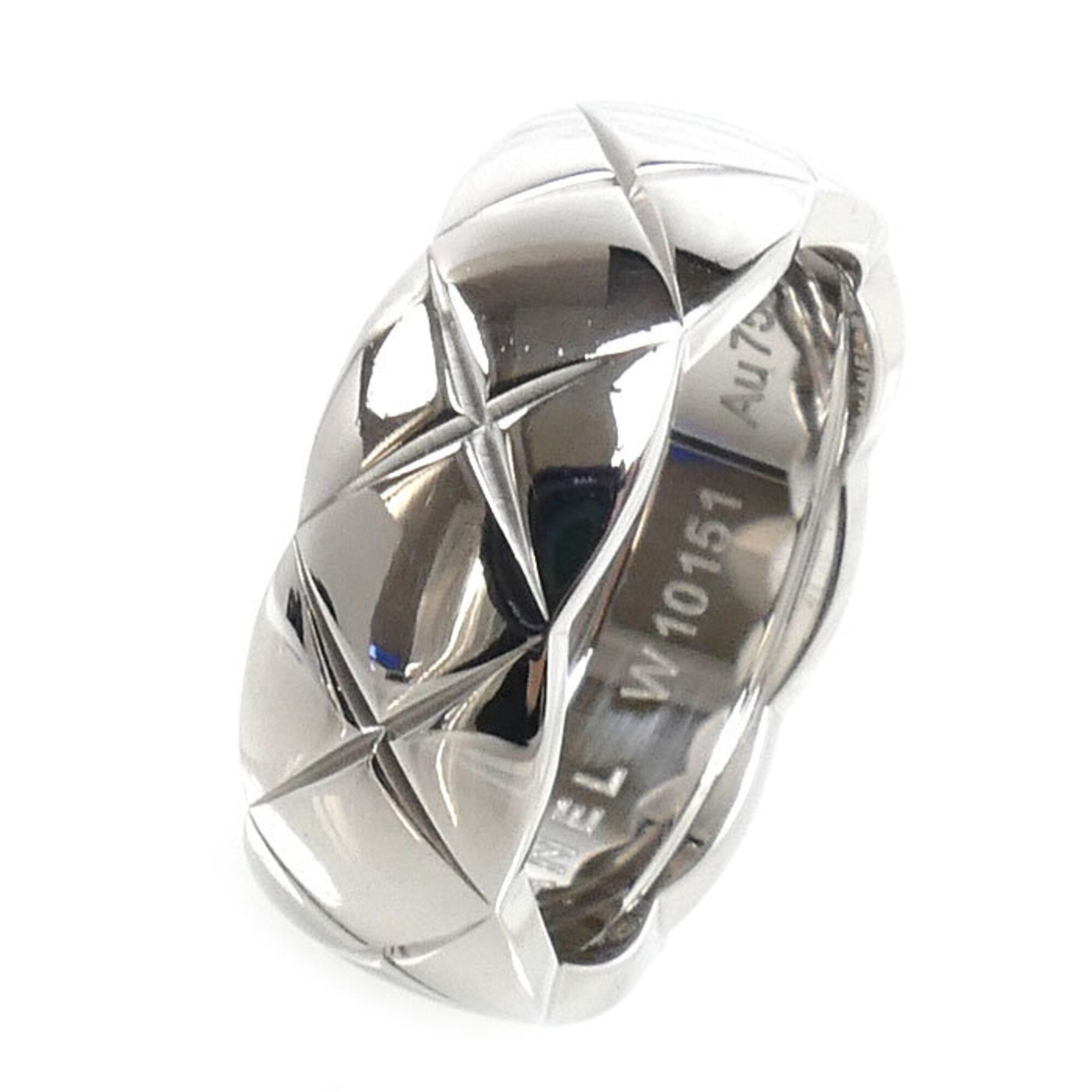 Chanel White Gold (18K) Band Ring (Pre-Owned)