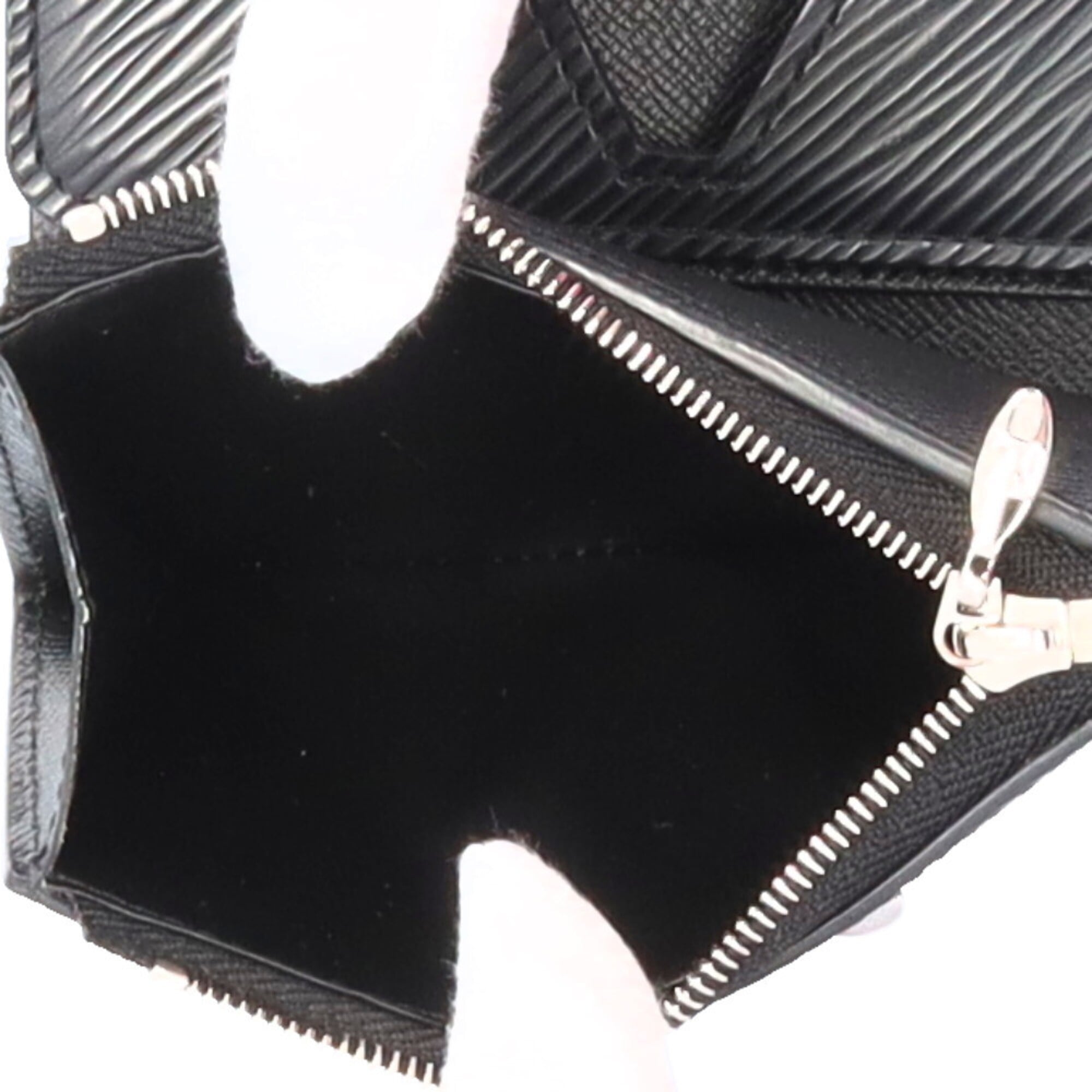 Louis Vuitton Epi Black Epi Leather Wallet (Tri-Fold) (Pre-Owned)