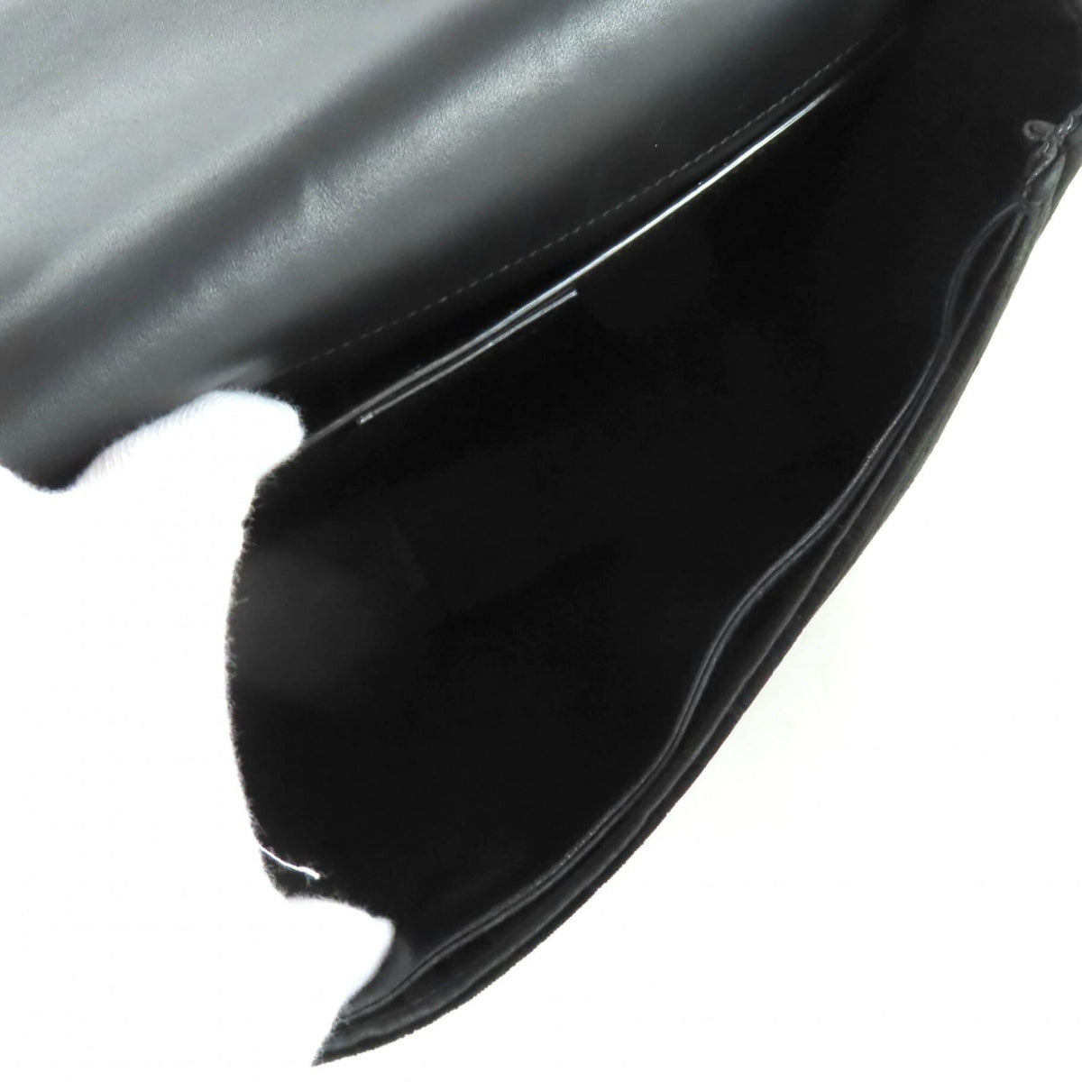 Saint Laurent Black Leather Shoulder Bag (Pre-Owned)