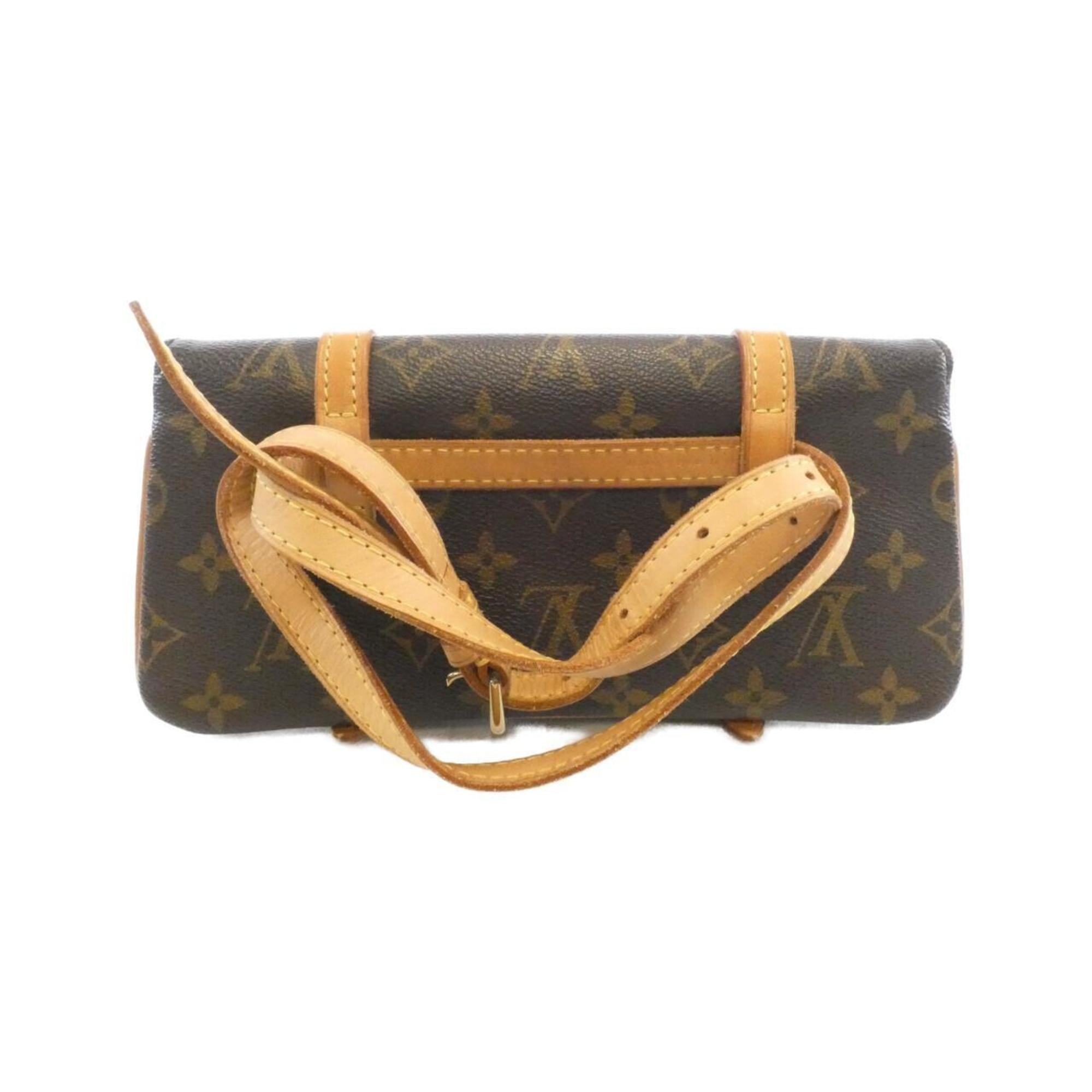 Louis Vuitton Brown Coated Canvas Fanny Pack Pochette (Pre-Owned)