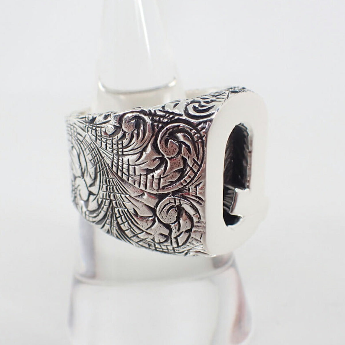 Gucci Sterling Silver 925 Band Ring (Pre-Owned)