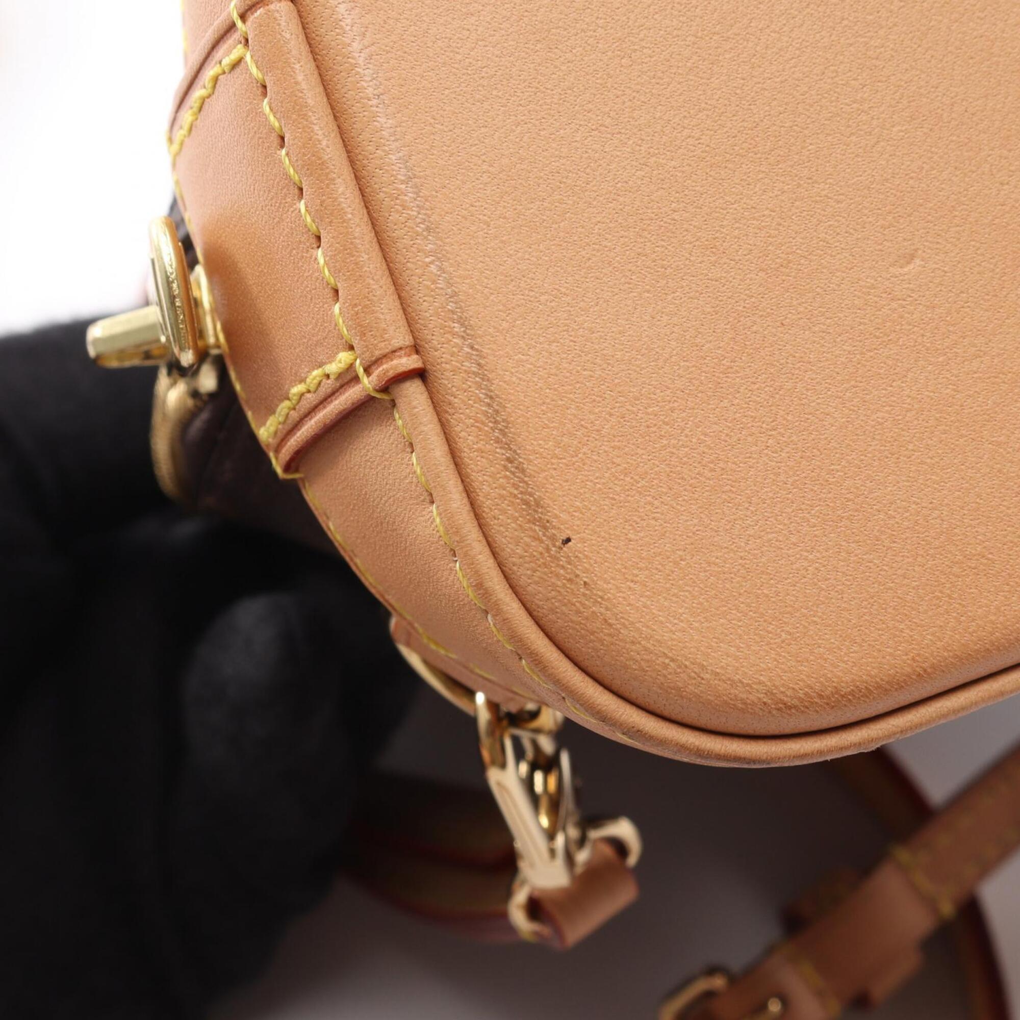 Louis Vuitton Monogram Brown Monogram Leather Backpack (Pre-Owned)