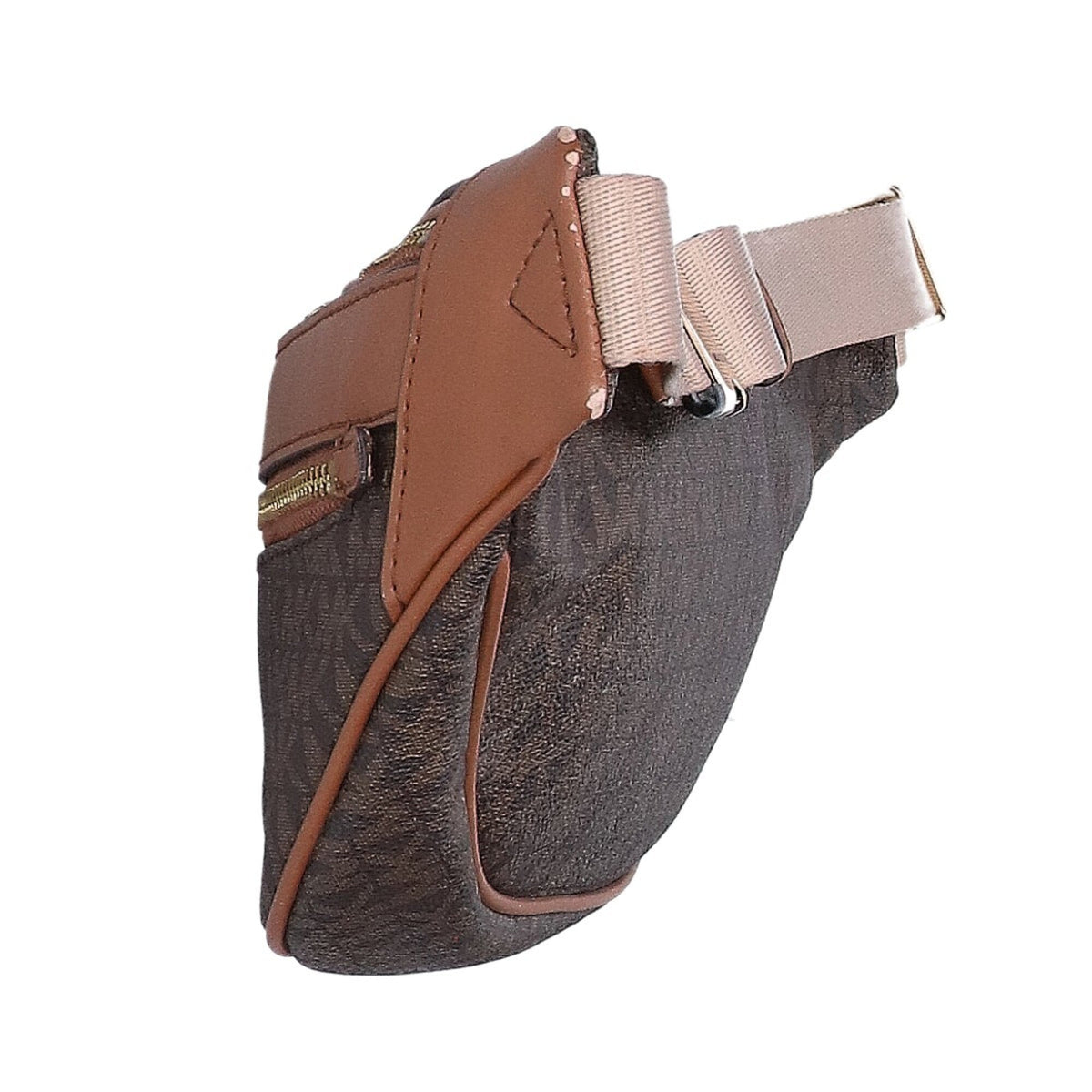 Michael Kors Brown Coated Canvas Fanny Pack (Pre-Owned)