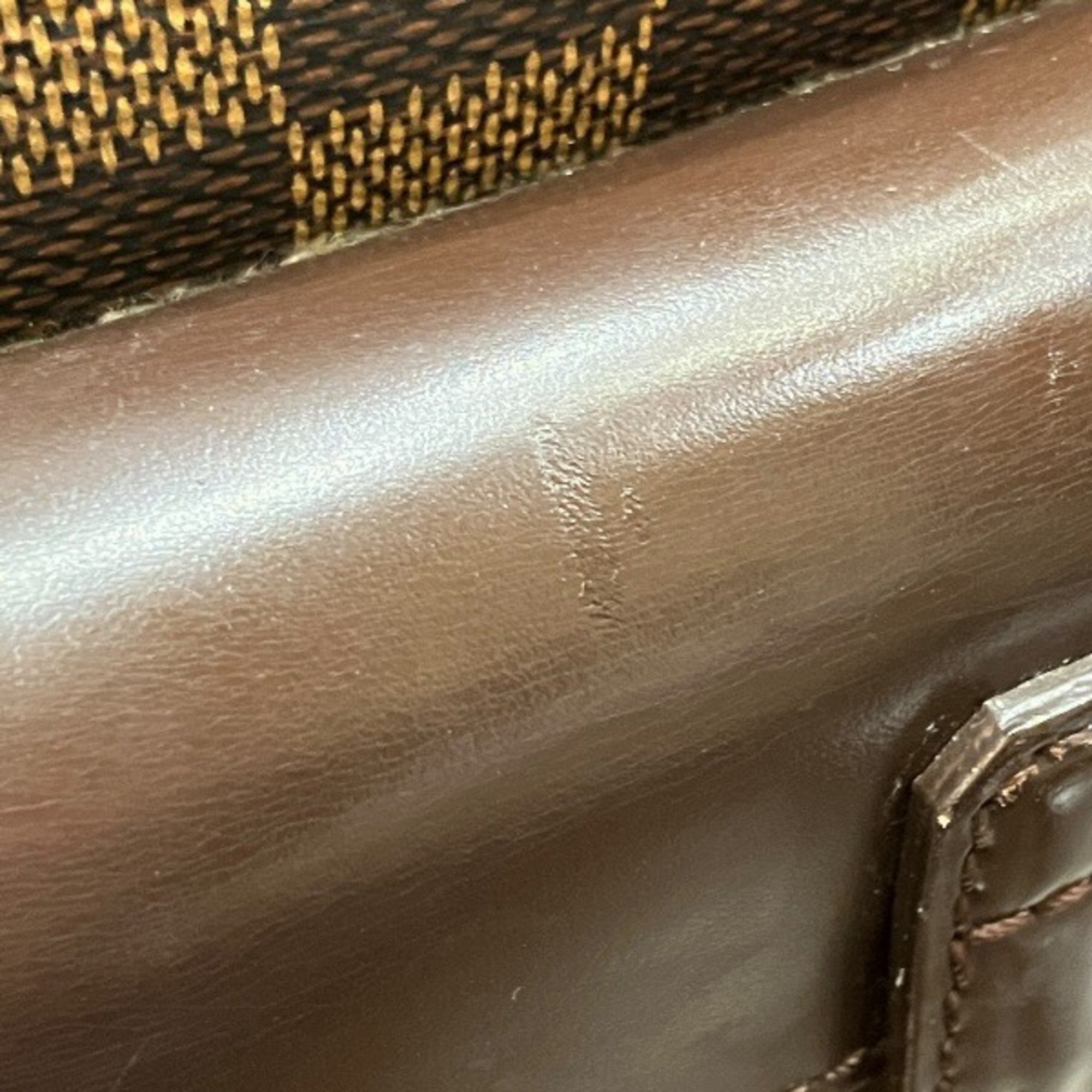 Louis Vuitton Brown Handbag Tote Bag (Pre-Owned)