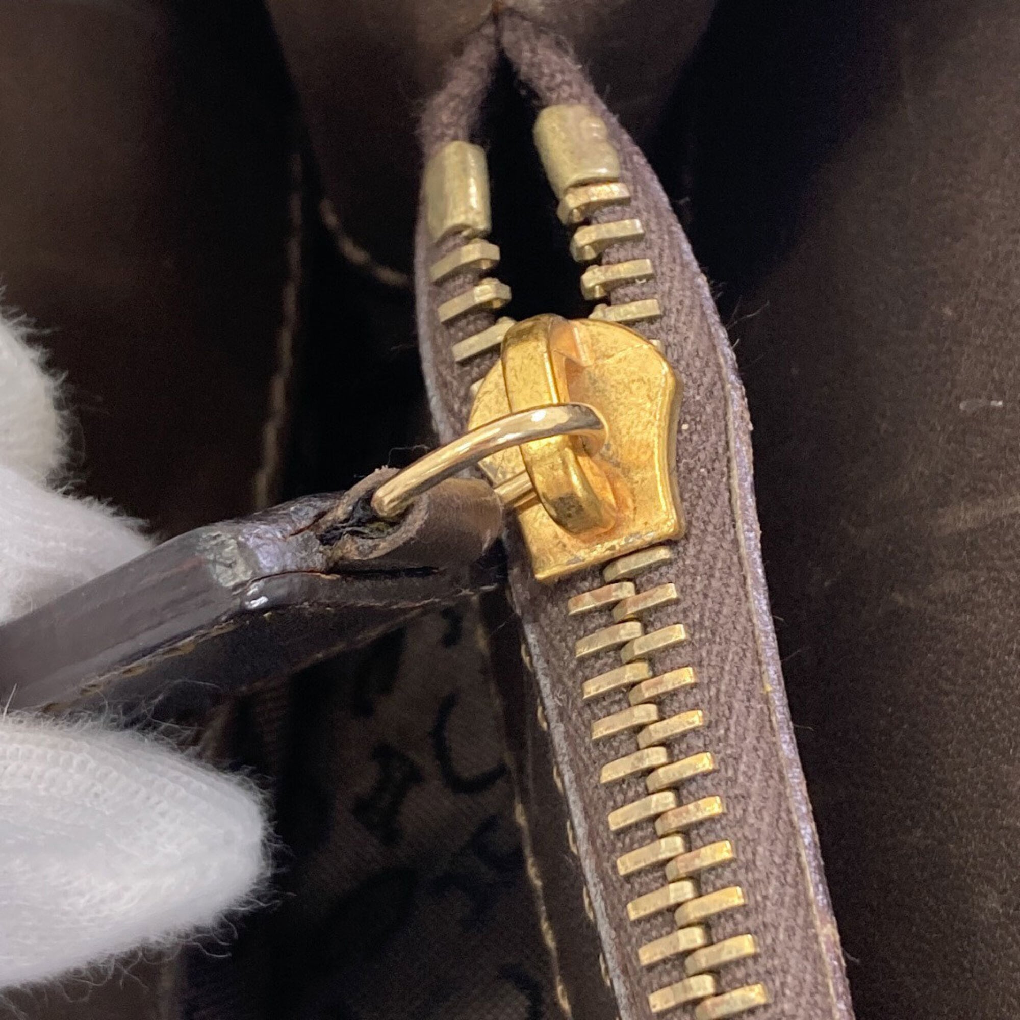 Celine Beige Canvas Leather Handbag (Pre-Owned)