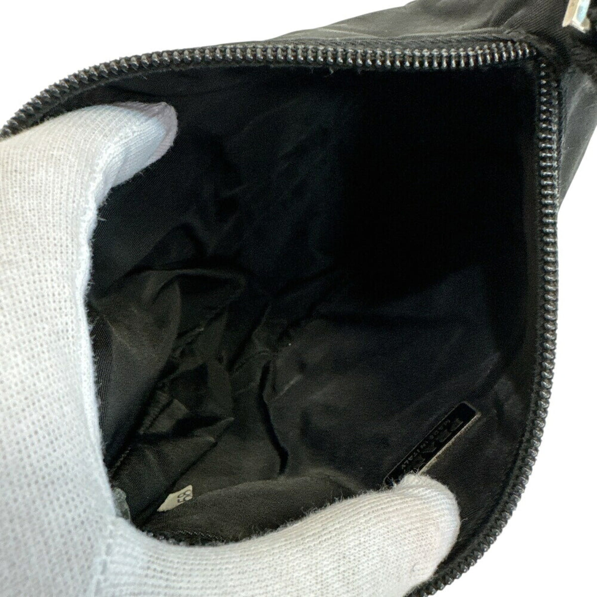 Prada Black Nylon Handbag Pouch (Pre-Owned)