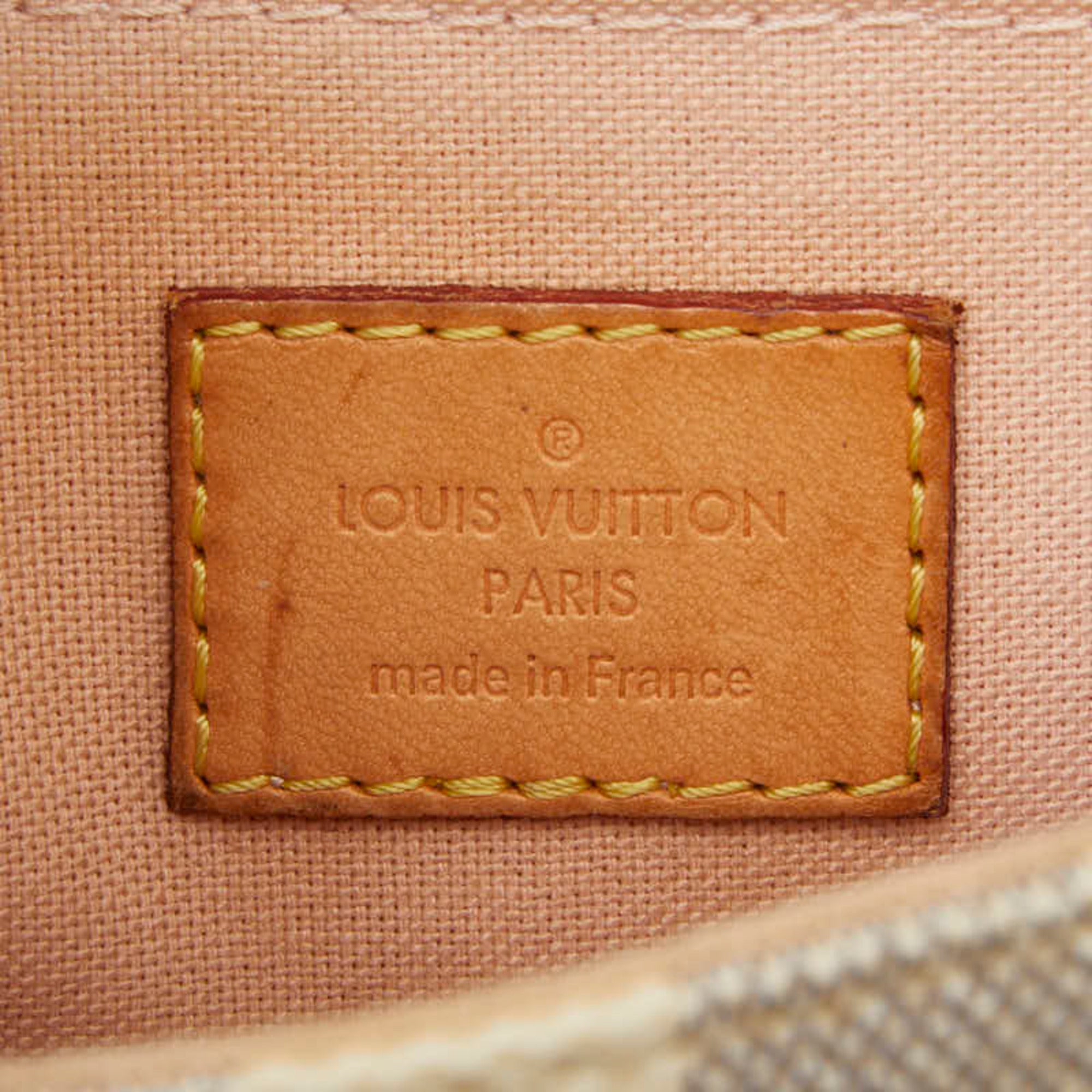 Louis Vuitton White Pvc Leather Handbag Shoulder Bag (Pre-Owned)