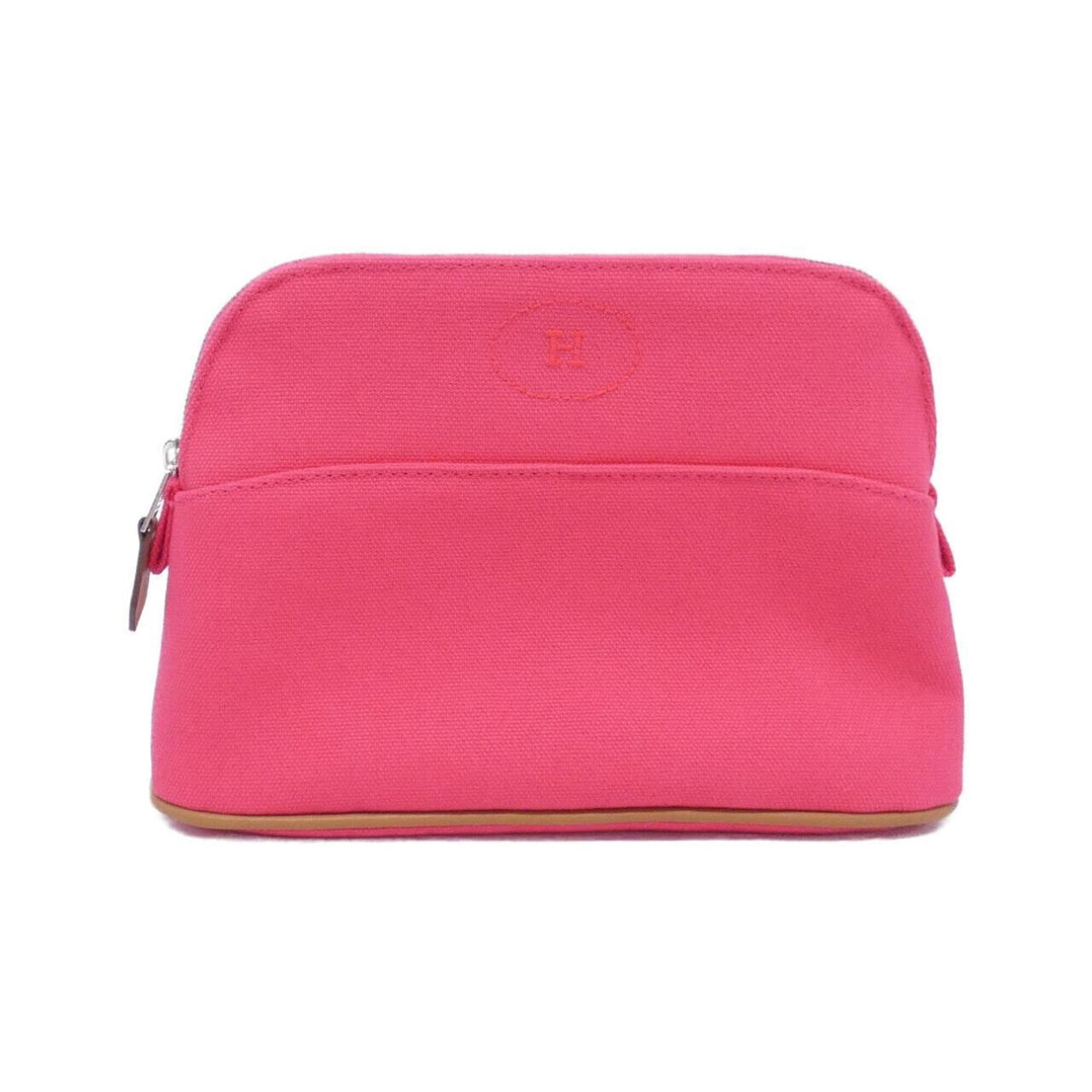 Hermes Pink Canvas Handbag Pouch (Pre-Owned)