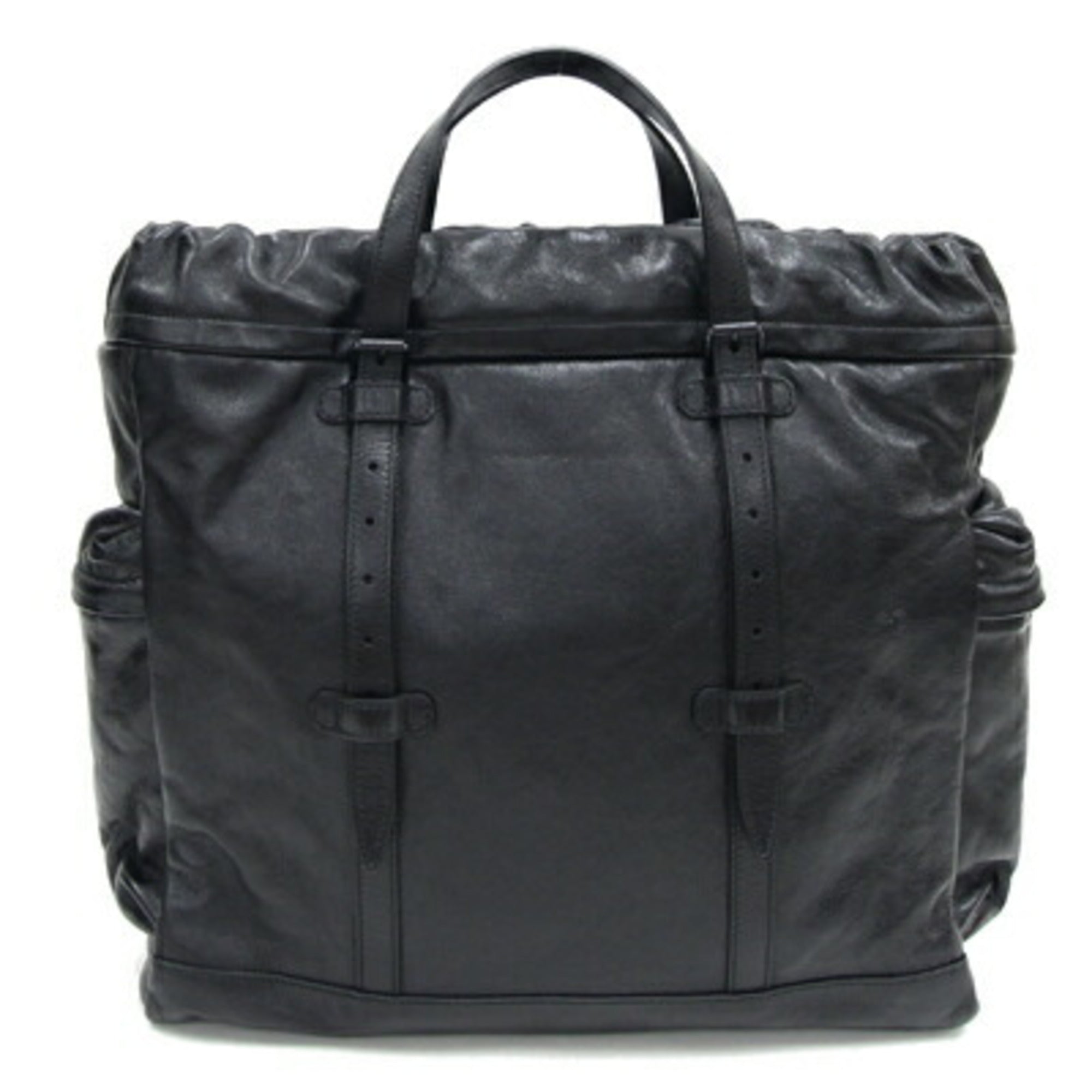 Gucci Black Leather Tote Bag (Pre-Owned)
