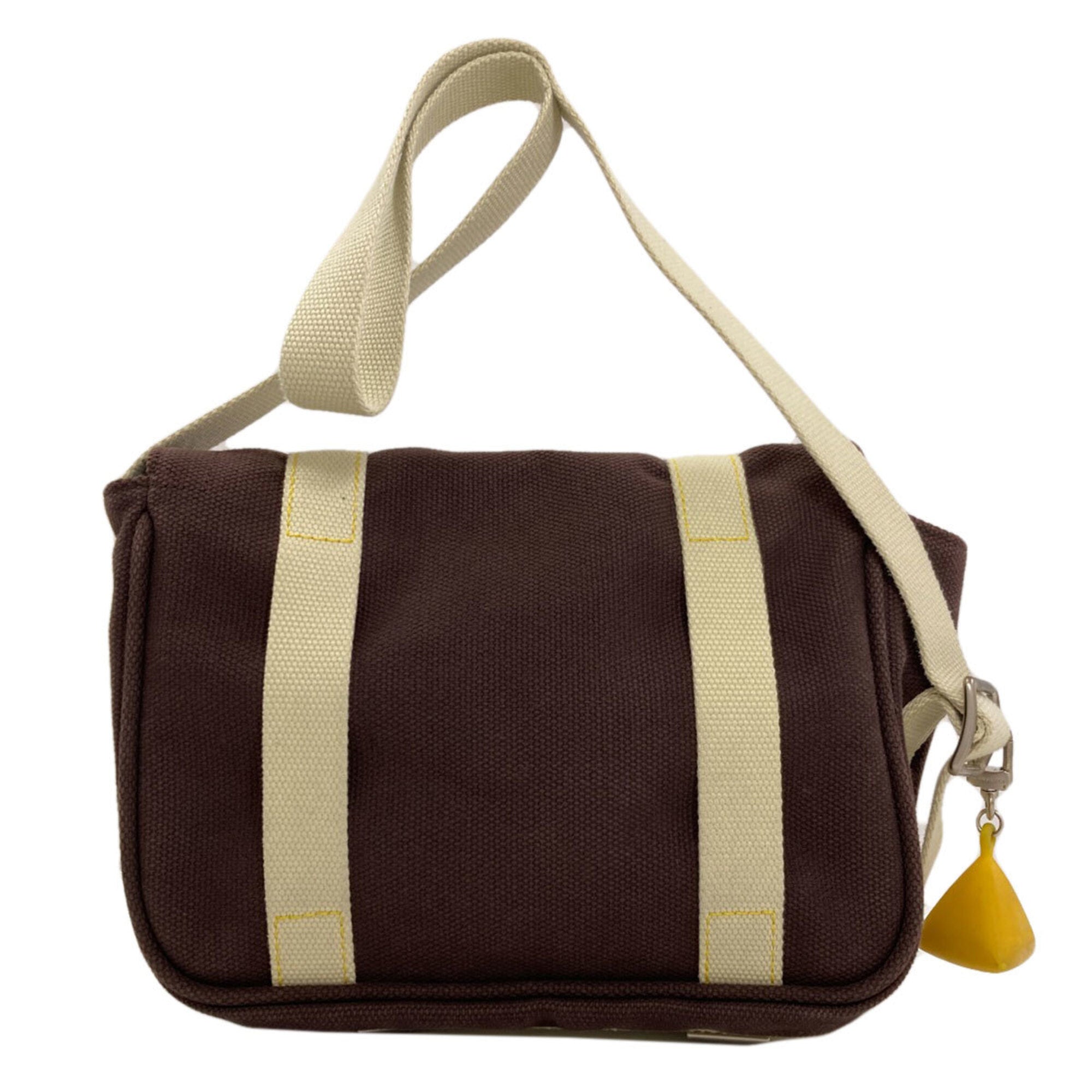 Louis Vuitton Brown Canvas Shoulder Bag (Pre-Owned)