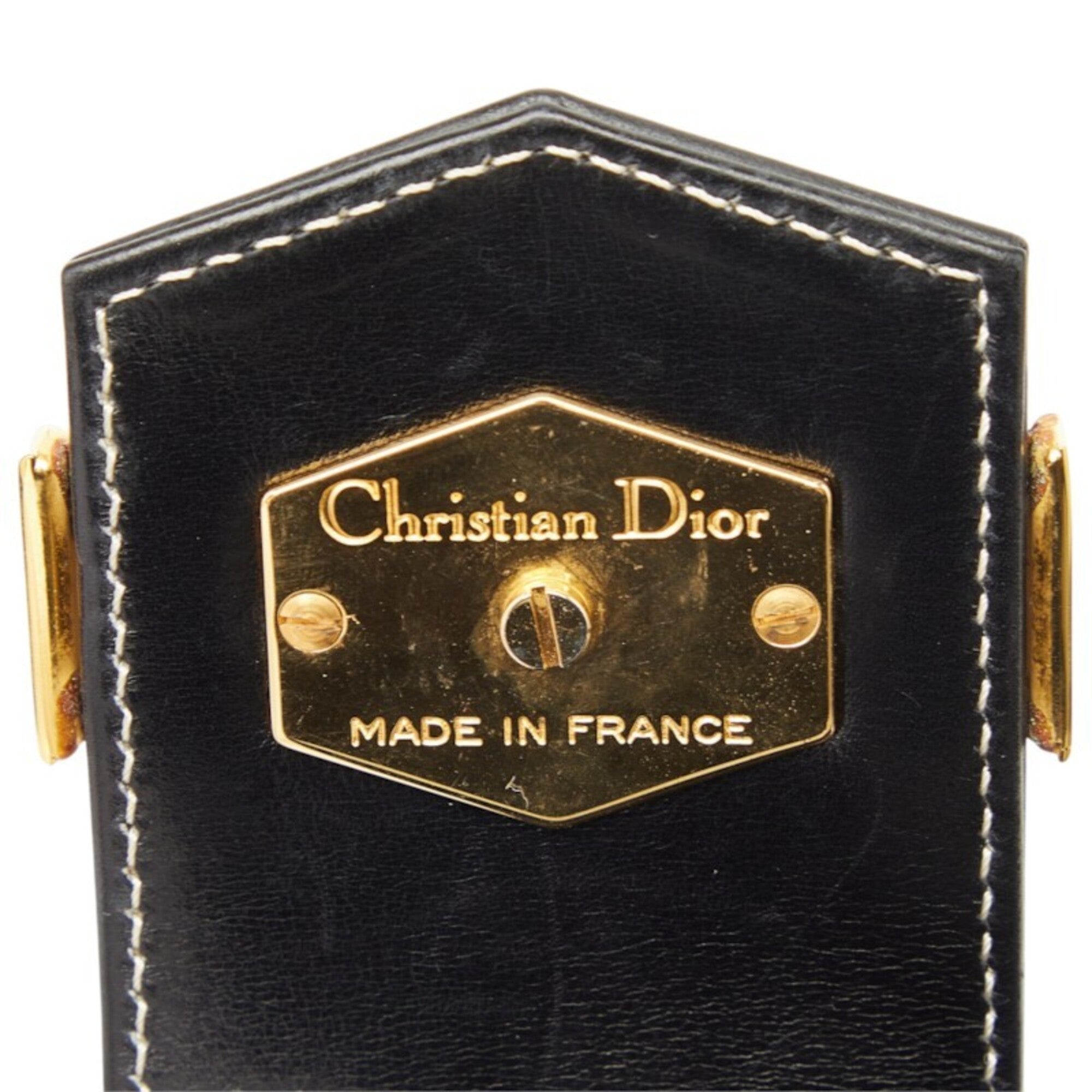 Christian Dior Black Leather Handbag (Pre-Owned)