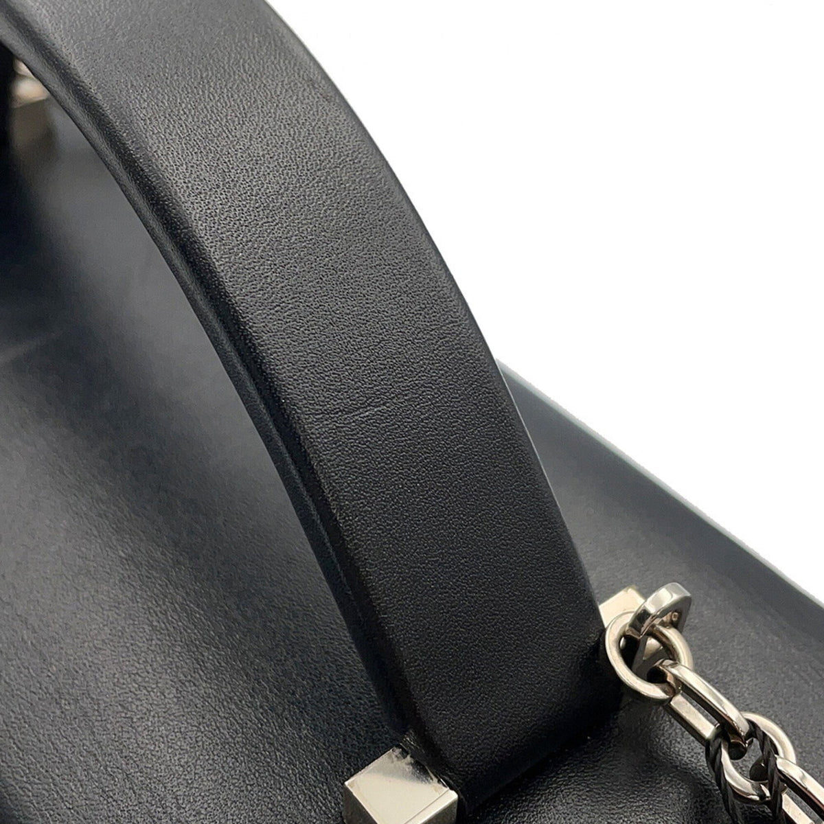 Hermes Black Tadelakt Leather Handbag (Pre-Owned)