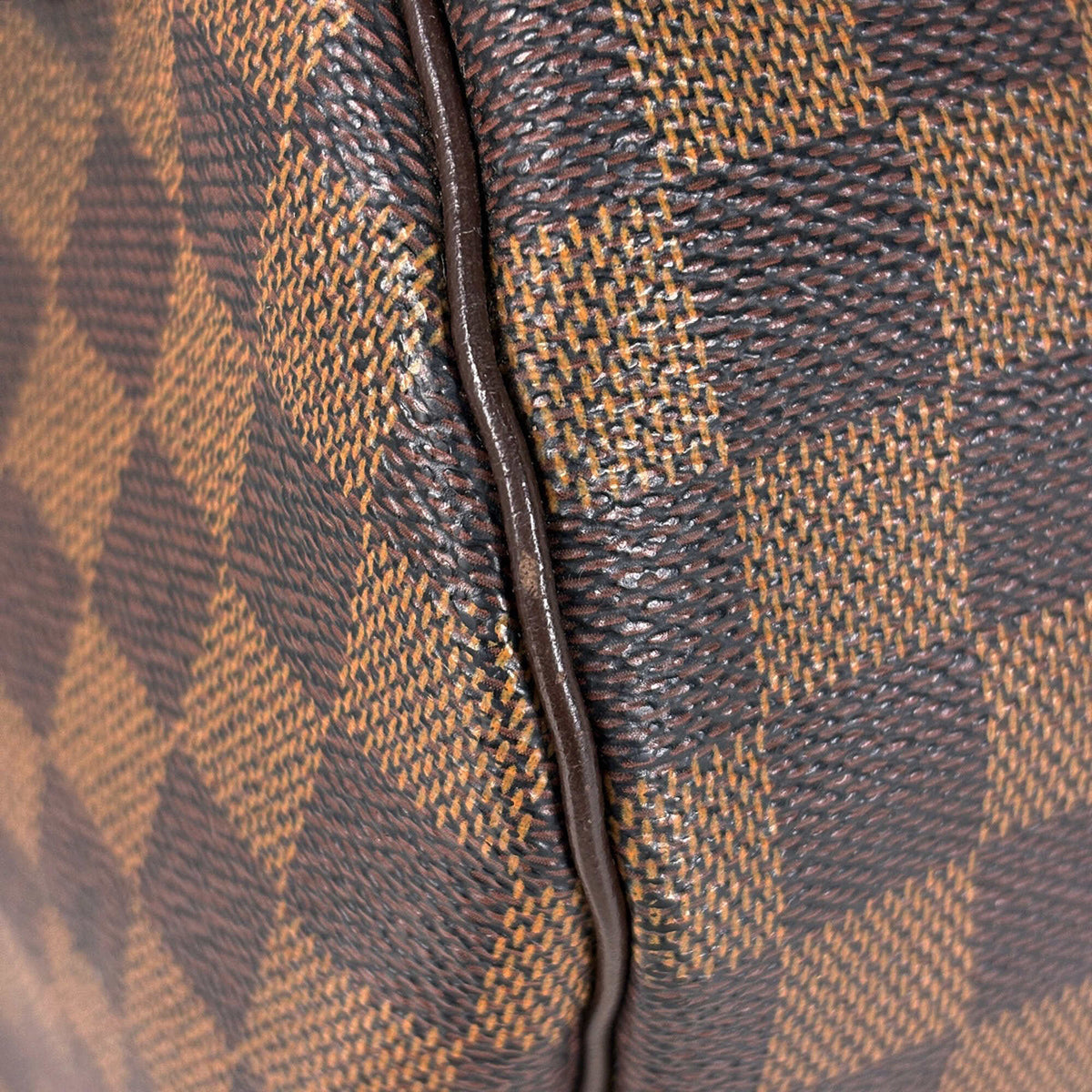 Louis Vuitton Brown Damier Canvas Handbag (Pre-Owned)