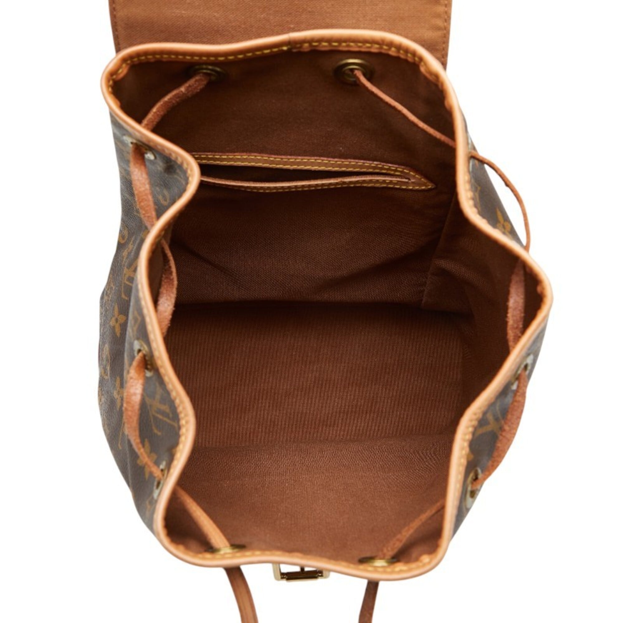 Louis Vuitton Monogram Brown Pvc Leather Backpack (Pre-Owned)
