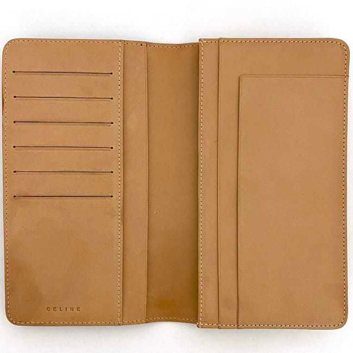 Celine Macadam Brown Pvc Long Wallet (Bi-Fold) (Pre-Owned)