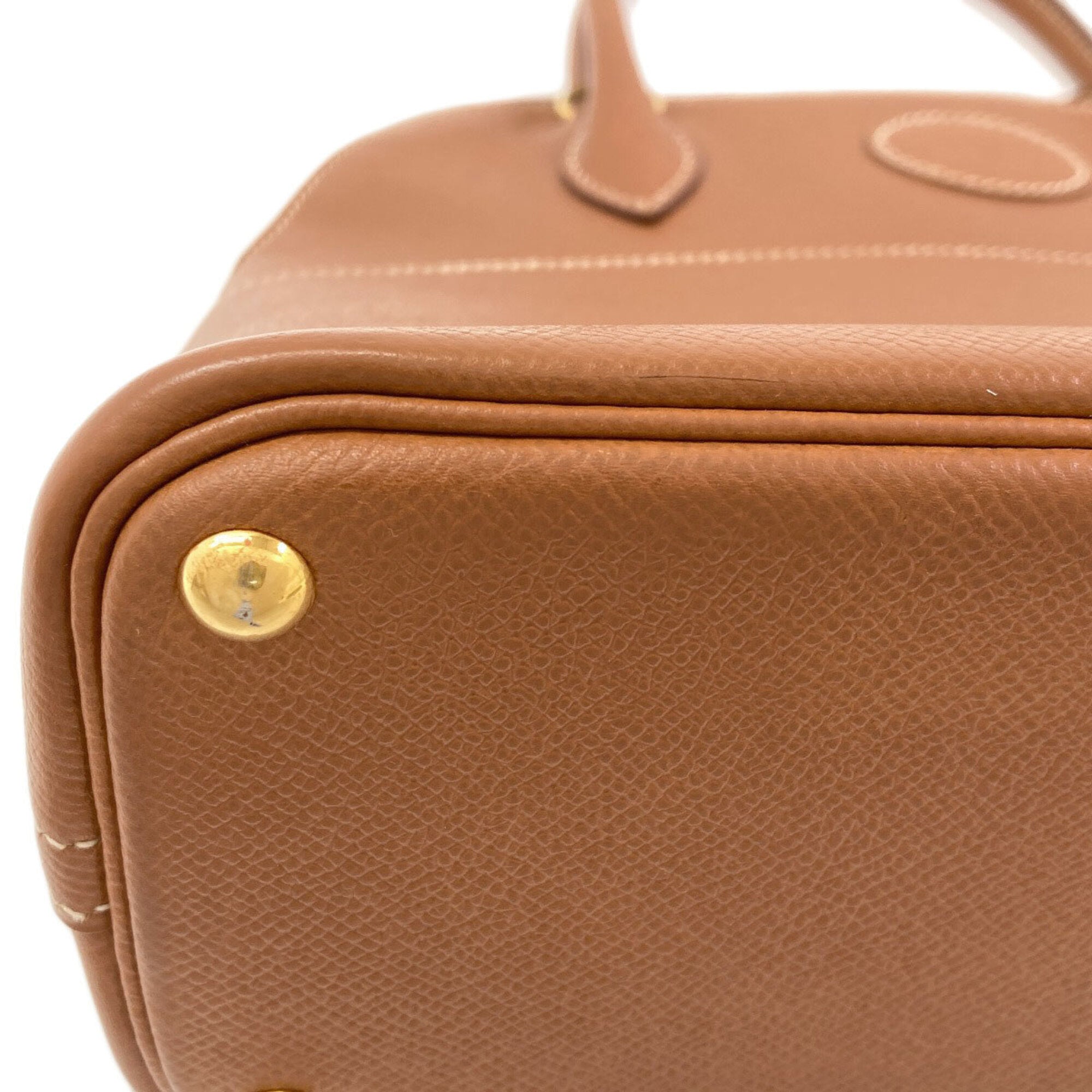 Hermes Gold Epsom Leather Handbag (Pre-Owned)