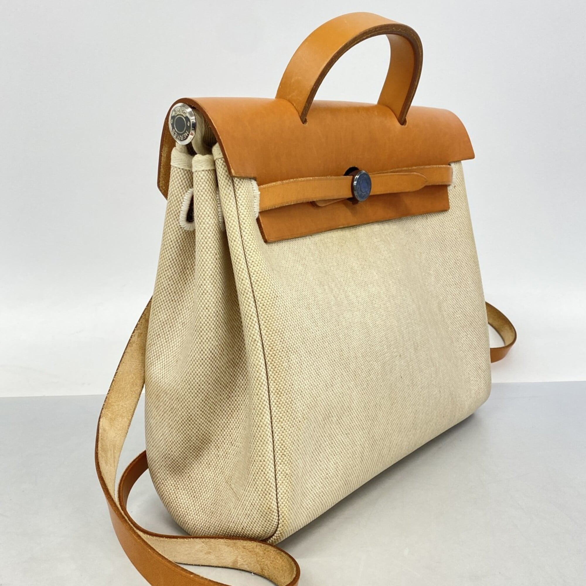 Hermes Natural Toile H Backpack (Pre-Owned)
