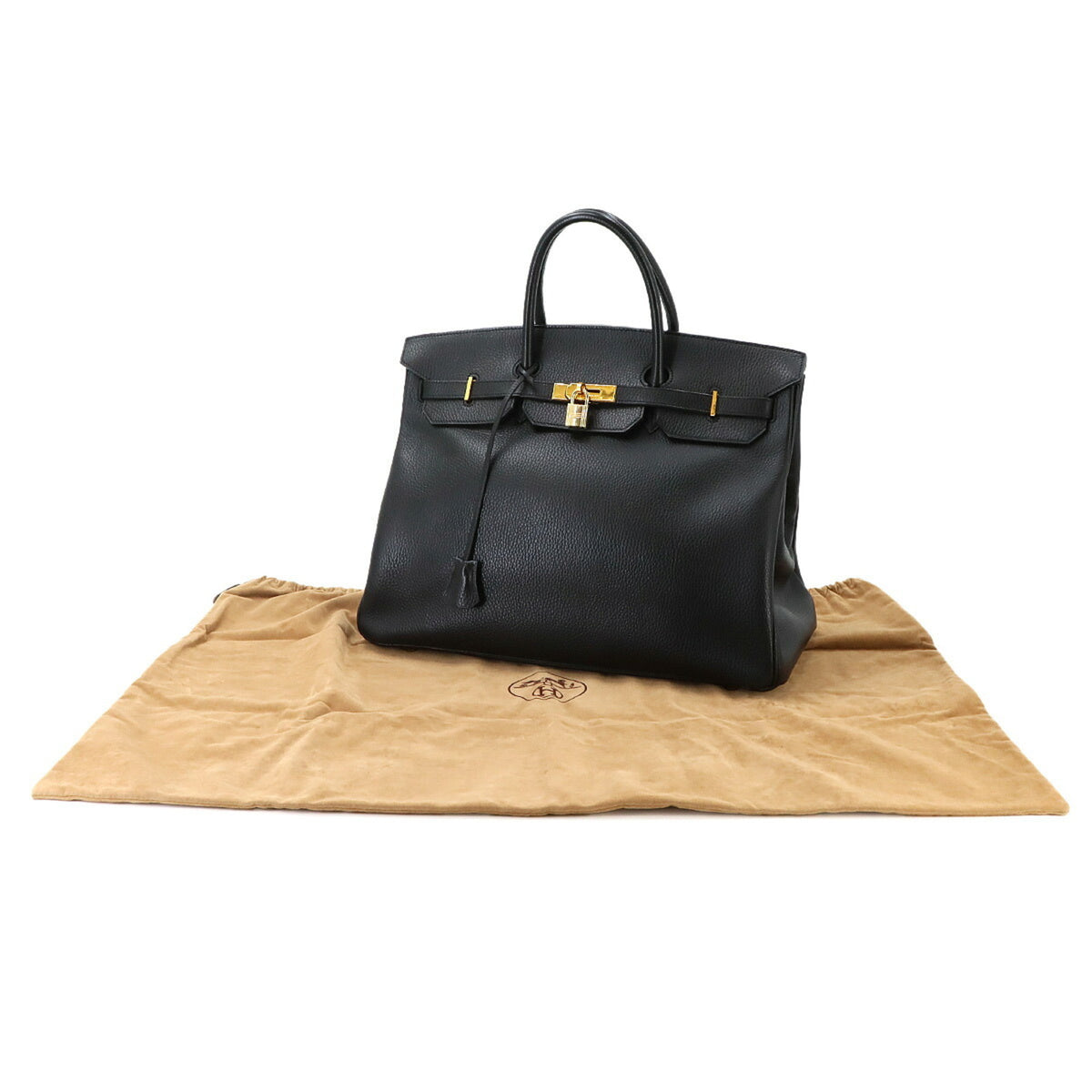 Hermes Black Ardennes Leather Handbag (Pre-Owned)