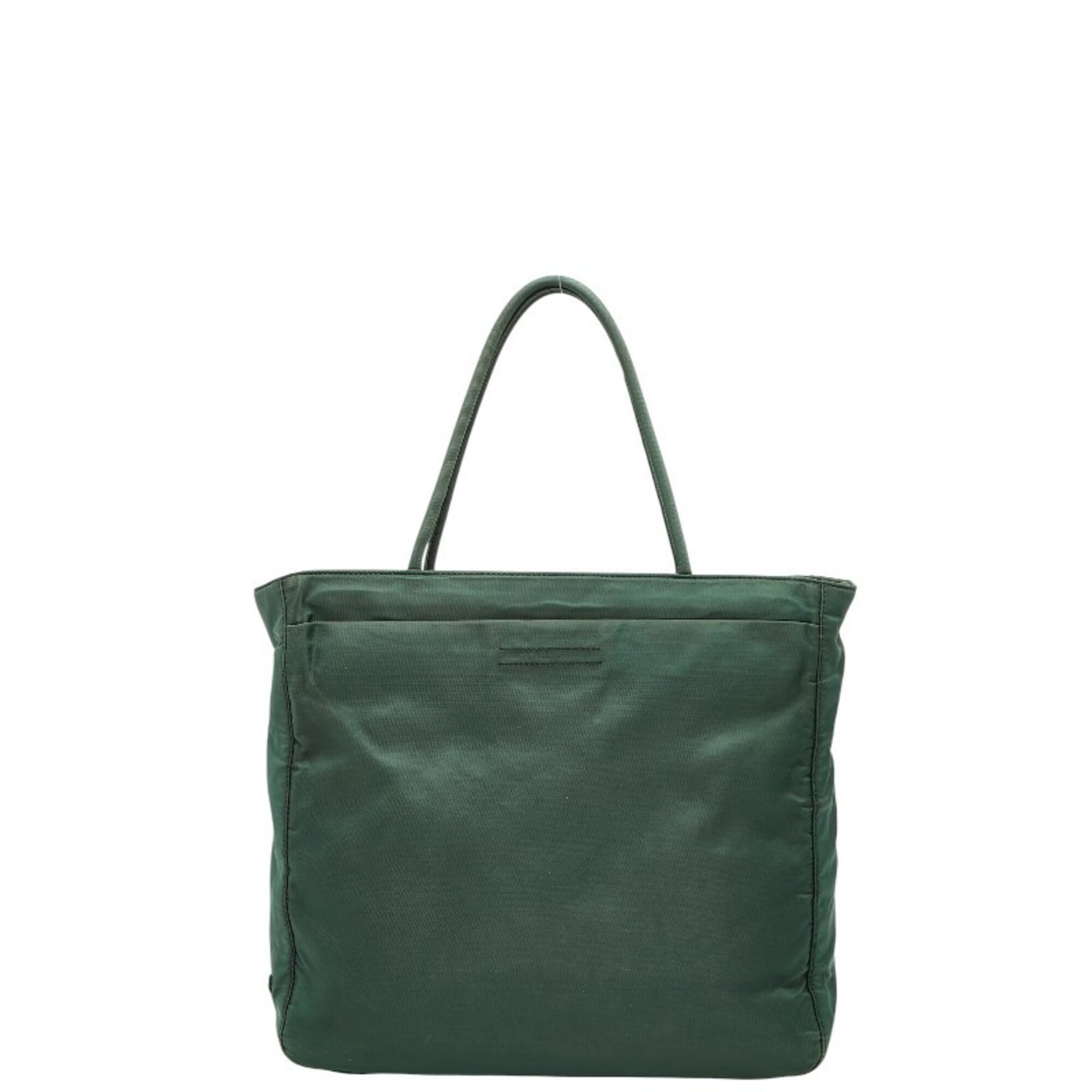 Prada Green Nylon Handbag (Pre-Owned)