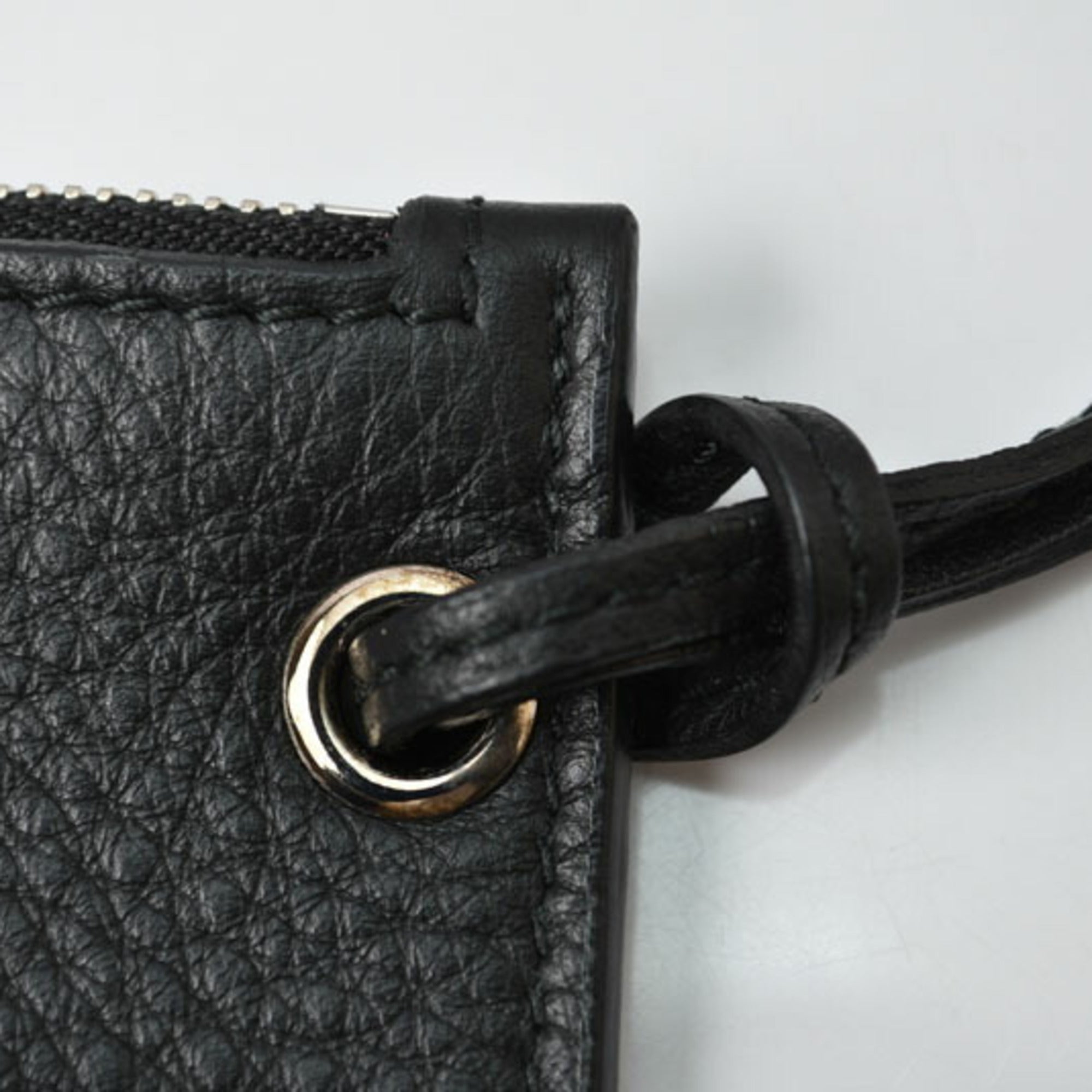 Balenciaga Black Leather Pouch (Pre-Owned)