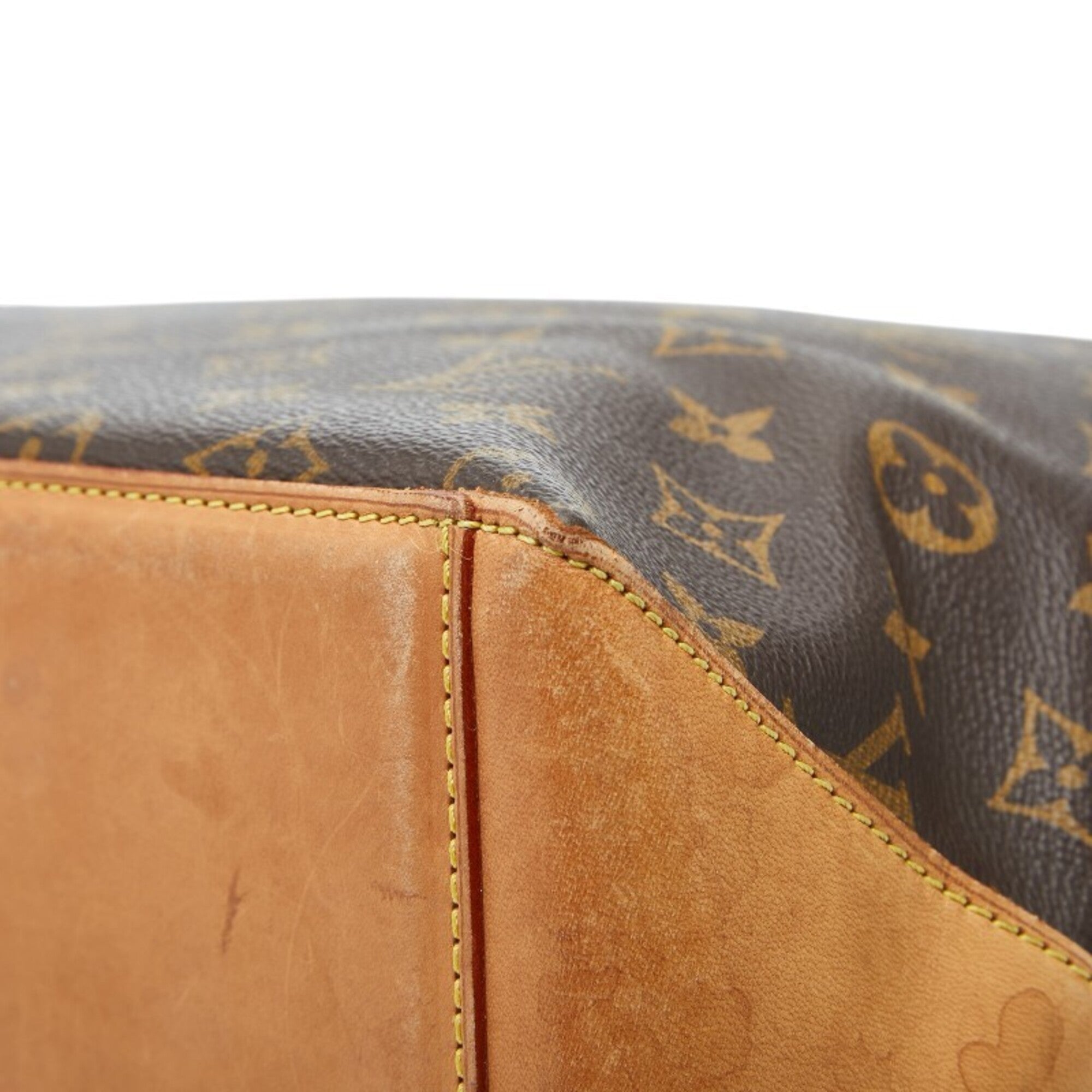 Louis Vuitton Brown Pvc Leather Tote Bag (Pre-Owned)
