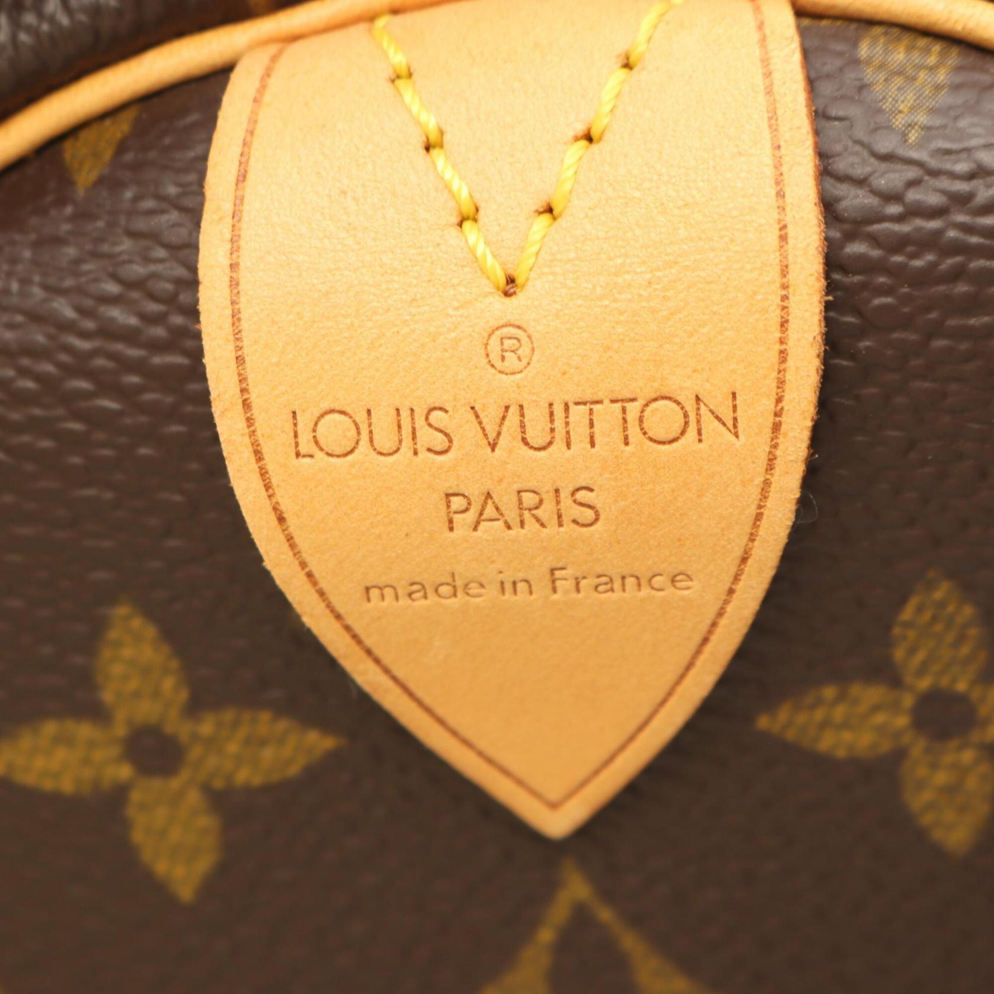 Louis Vuitton Brown Monogram Pvc Coated Canvas Leather Boston Bag Handbag (Pre-Owned)