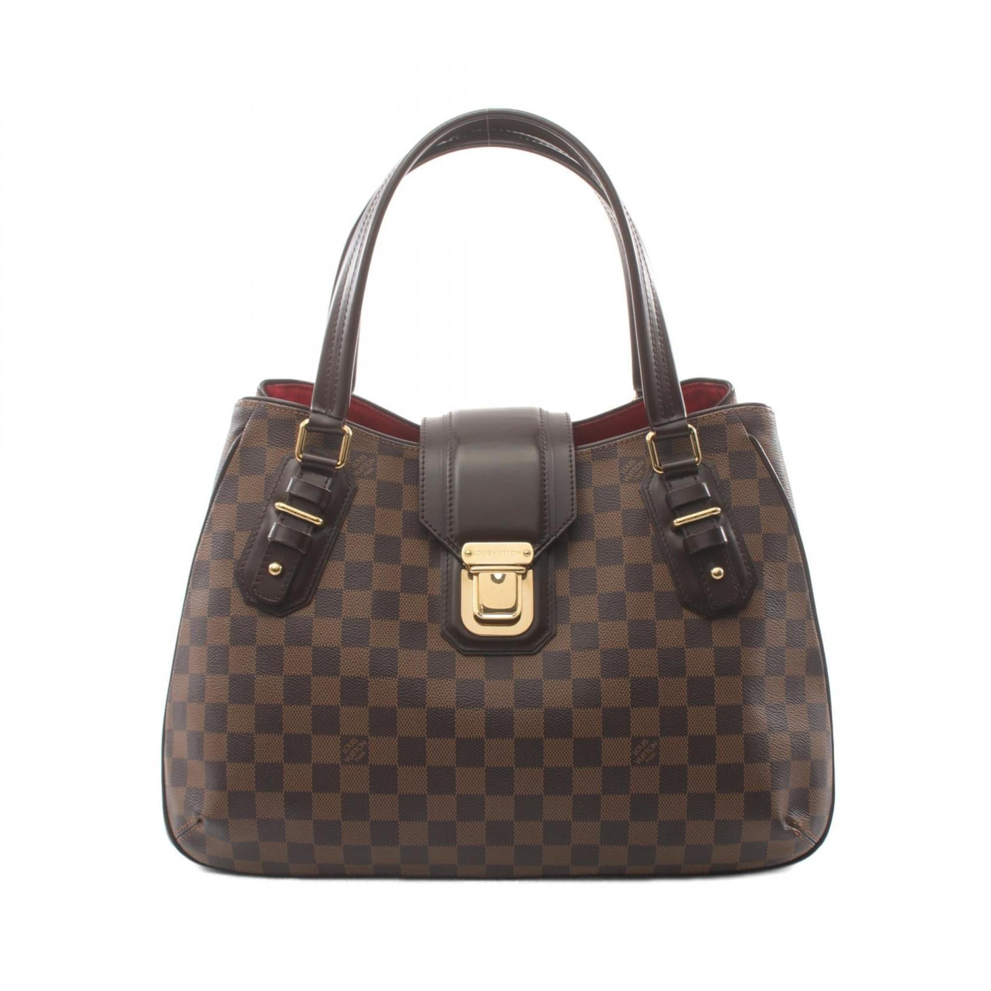 Louis Vuitton Brown Coated Canvas Pvc Leather Handbag (Pre-Owned)