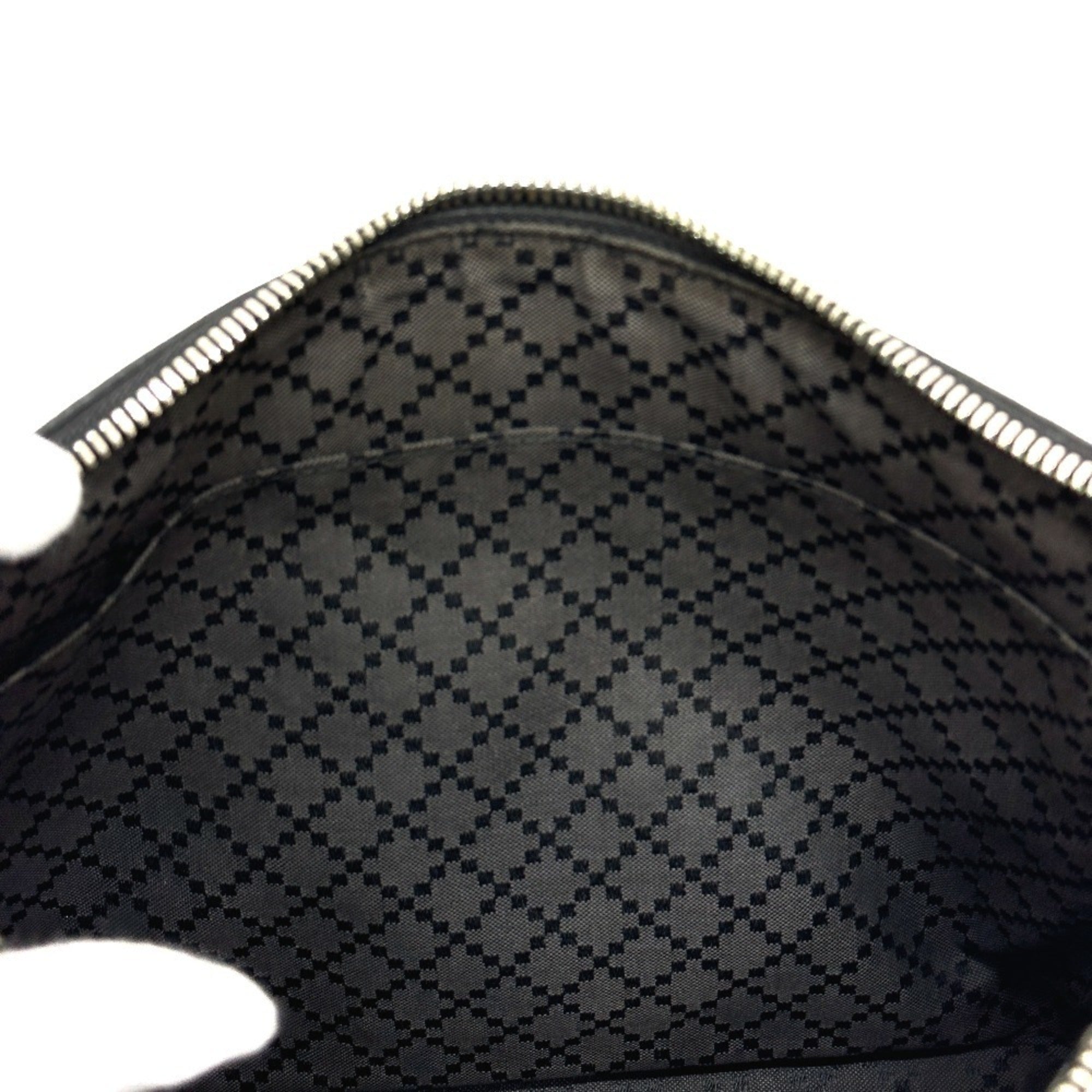 Gucci Black Leather Clutch Bag (Pre-Owned)