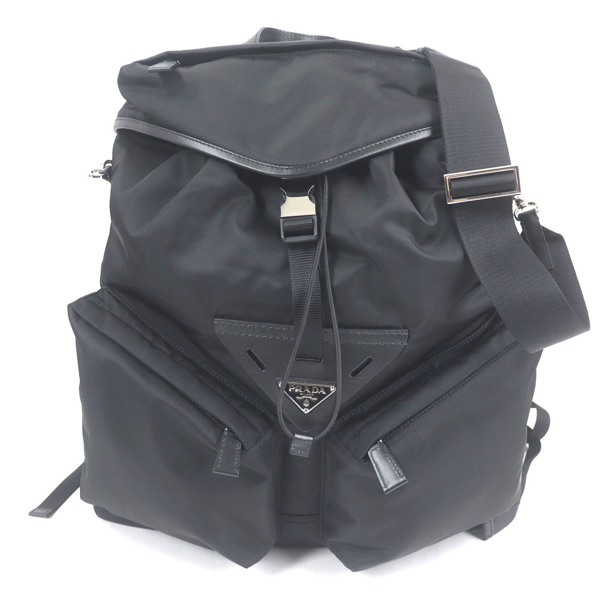 Prada Black Nylon Shoulder Bag (Pre-Owned)