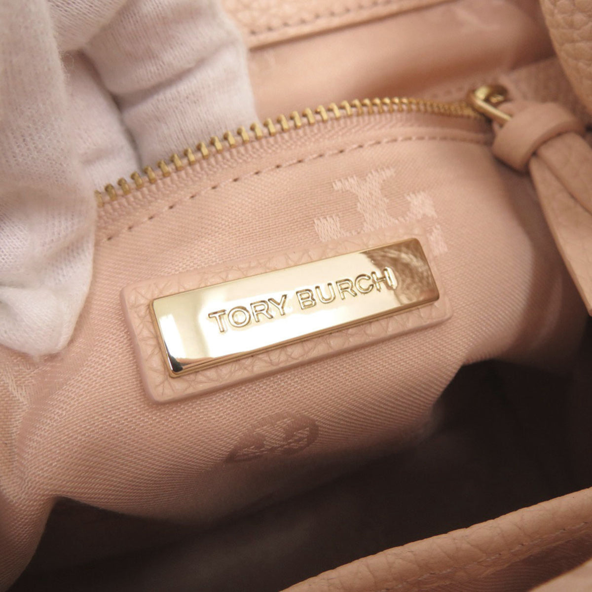 Tory Burch Pink Leather Backpack (Pre-Owned)