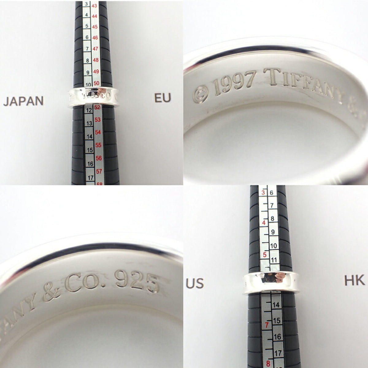 Tiffany Sterling Silver 925 Band Ring (Pre-Owned)