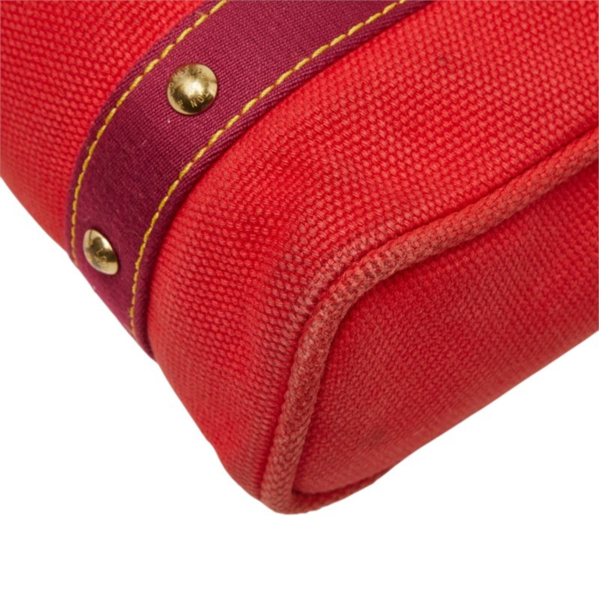 Louis Vuitton Antigua Red Color Rouge Canvas Shoulder Bag Tote Bag (Pre-Owned)