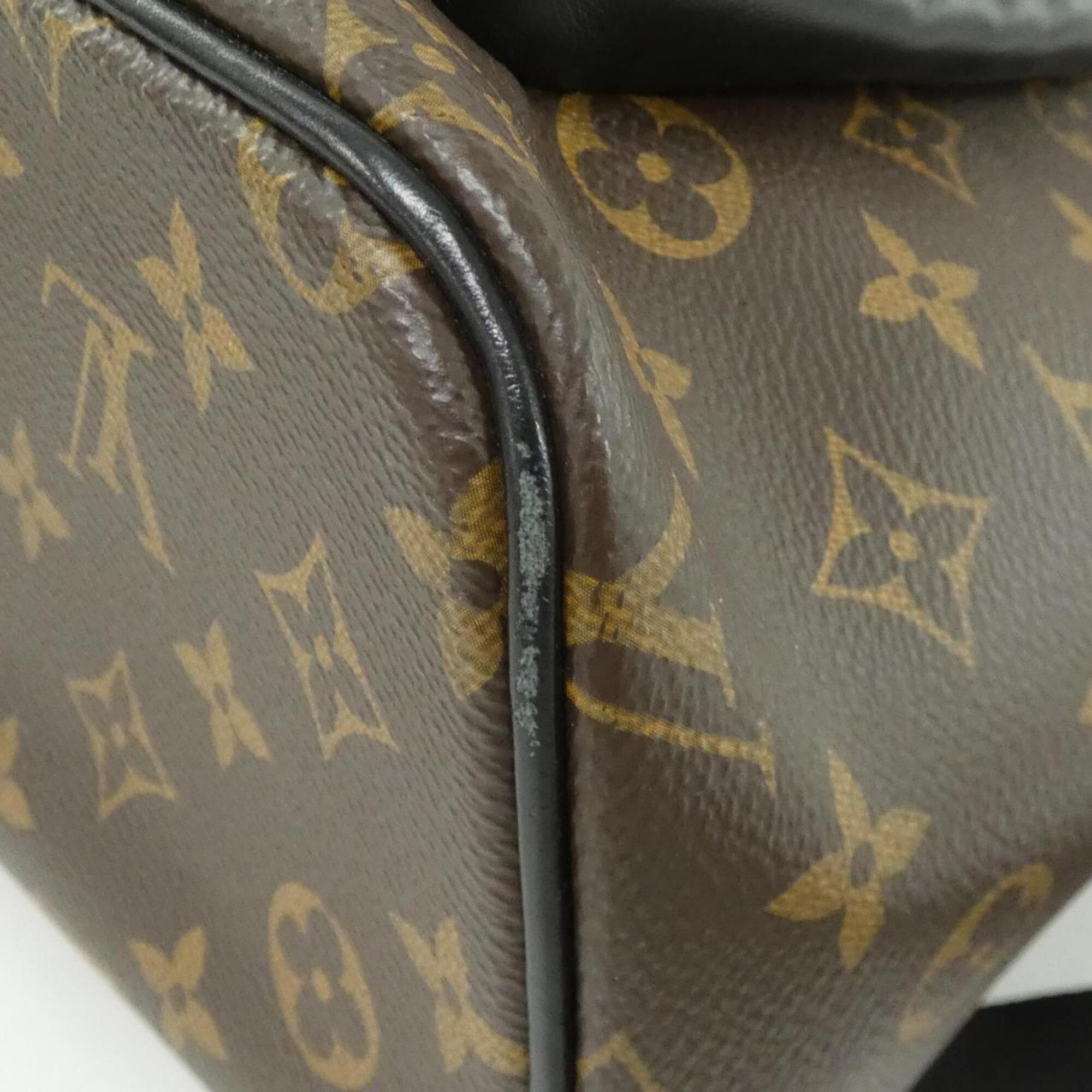 Louis Vuitton Marron Coated Canvas Backpack (Pre-Owned)