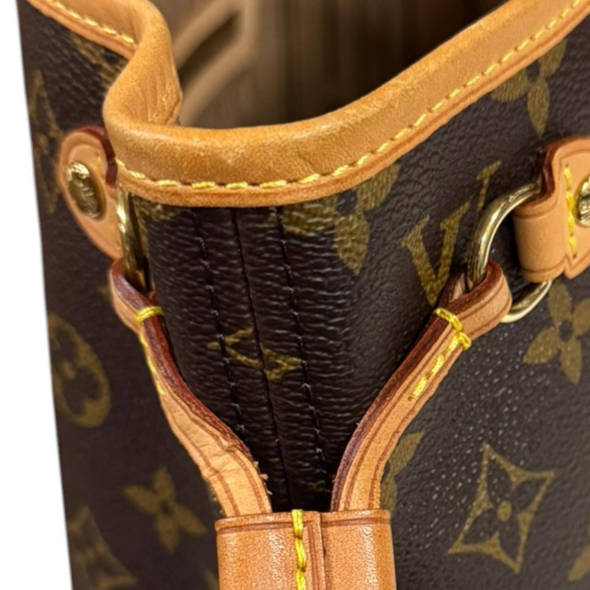Louis Vuitton Brown Monogram Canvas Tote Bag (Pre-Owned)