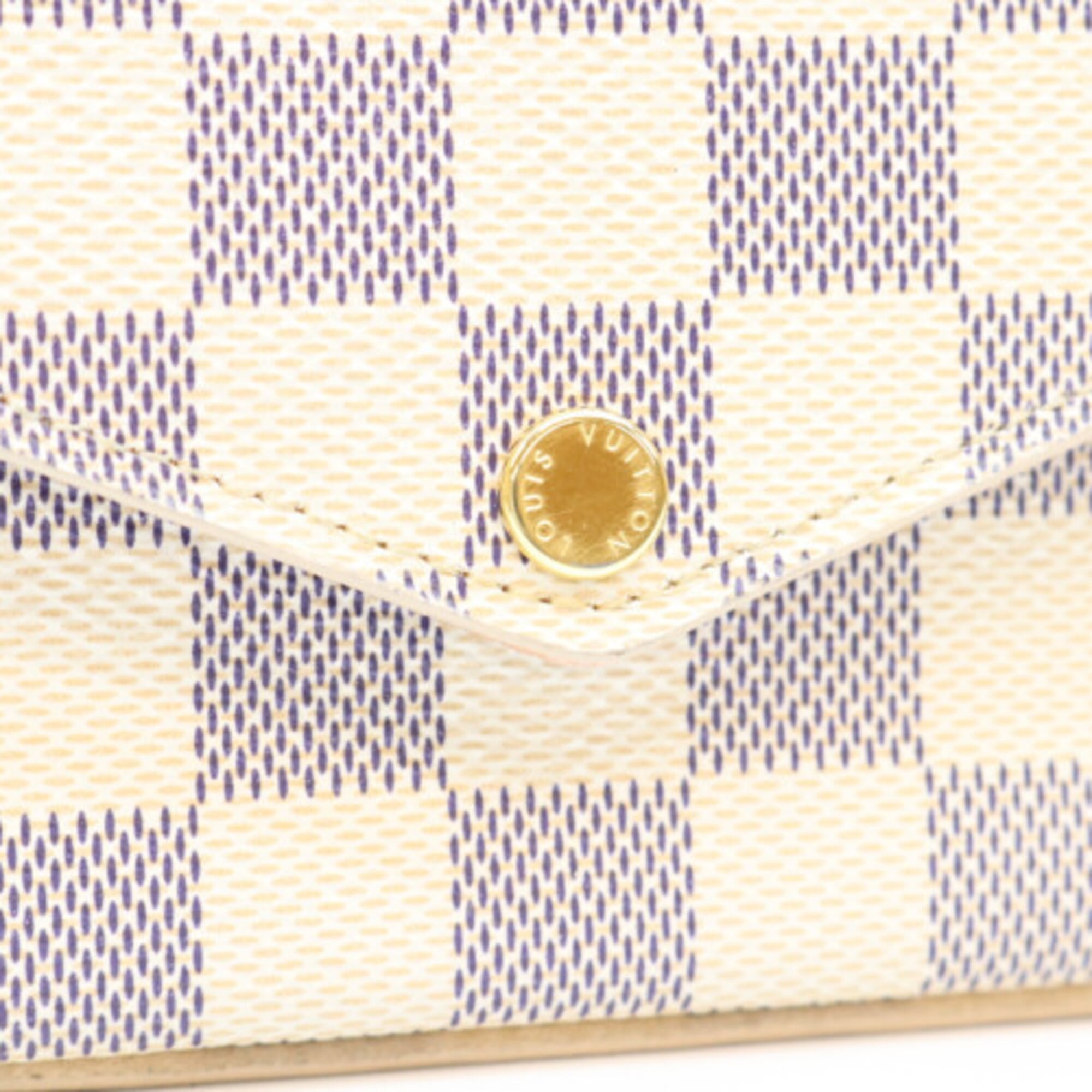 Louis Vuitton Ivory Damier Azur Shoulder Bag (Pre-Owned)