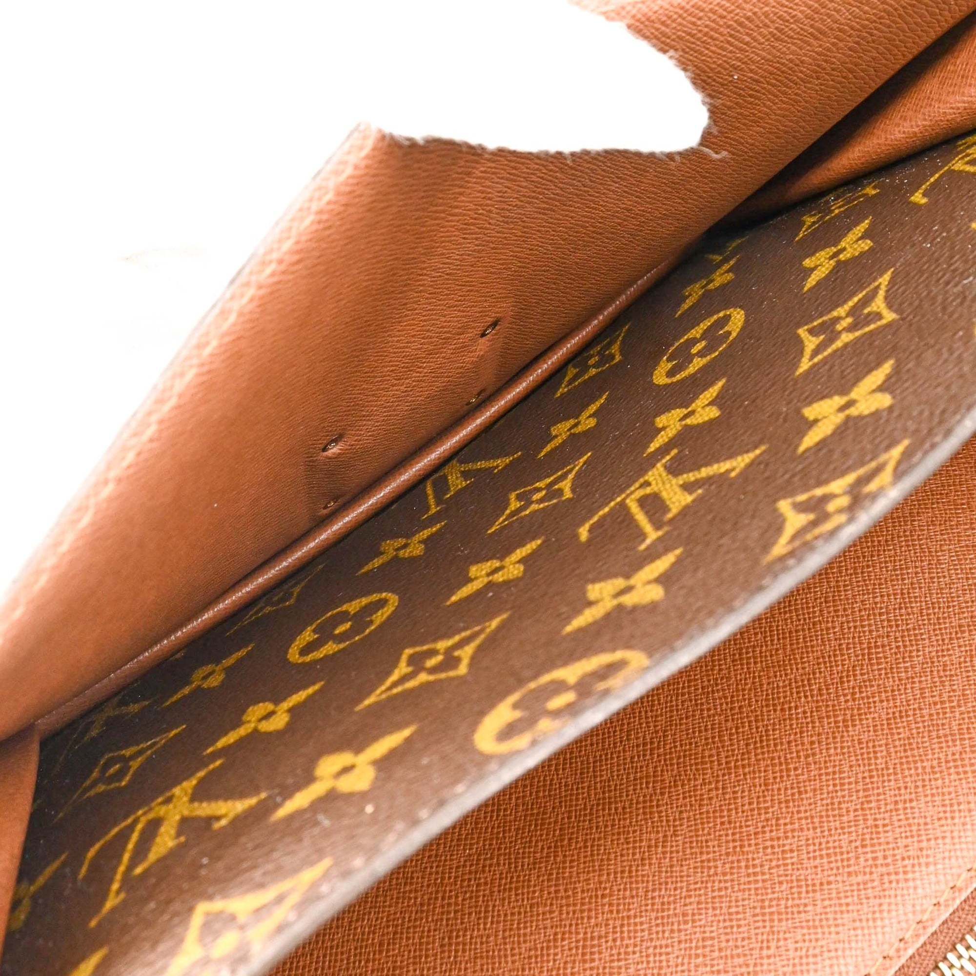 Louis Vuitton Brown Monogram Monogram Briefcase Handbag (Pre-Owned)