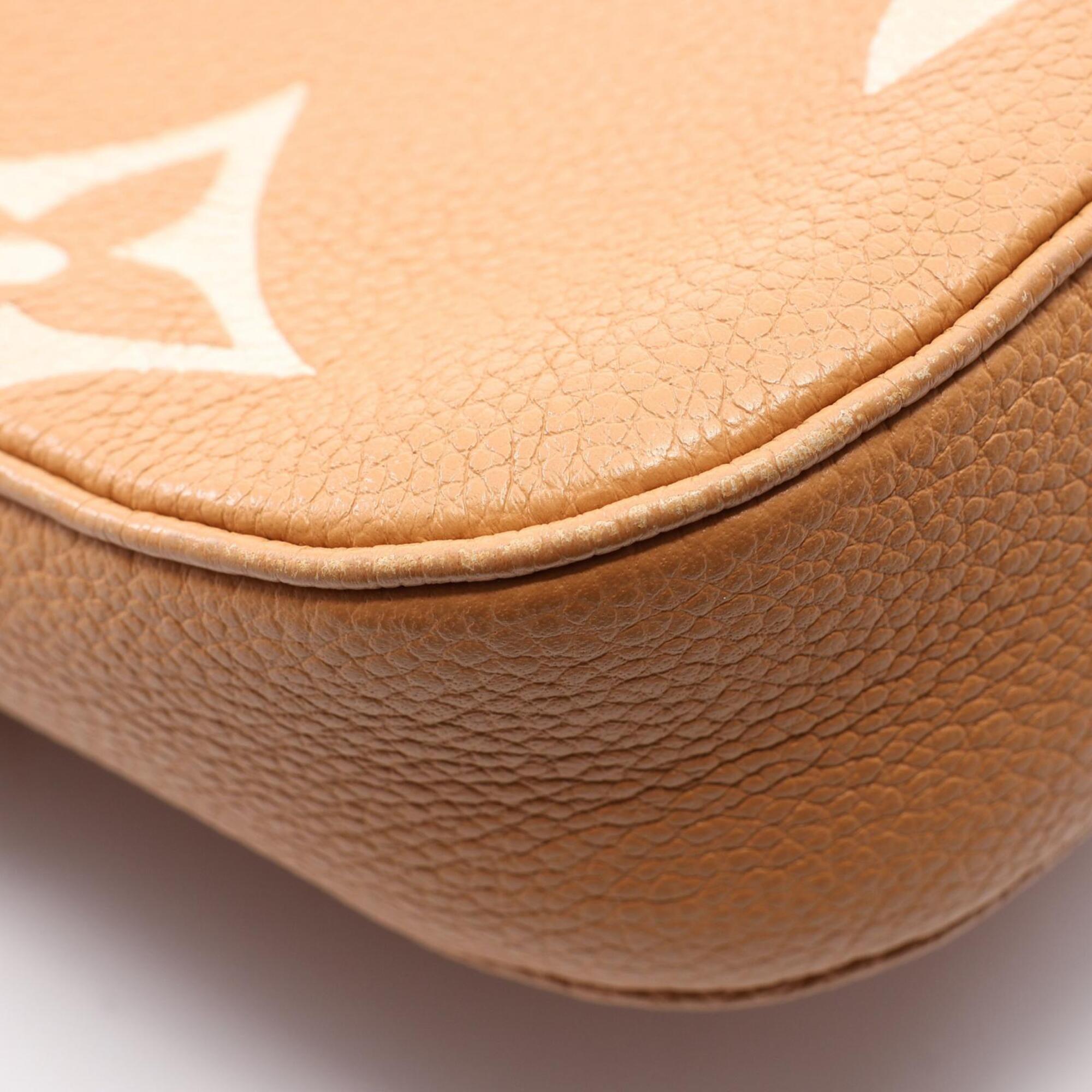 Louis Vuitton Beige Monogram Empreinte Handbag Pochette Shoulder Bag (Pre-Owned)