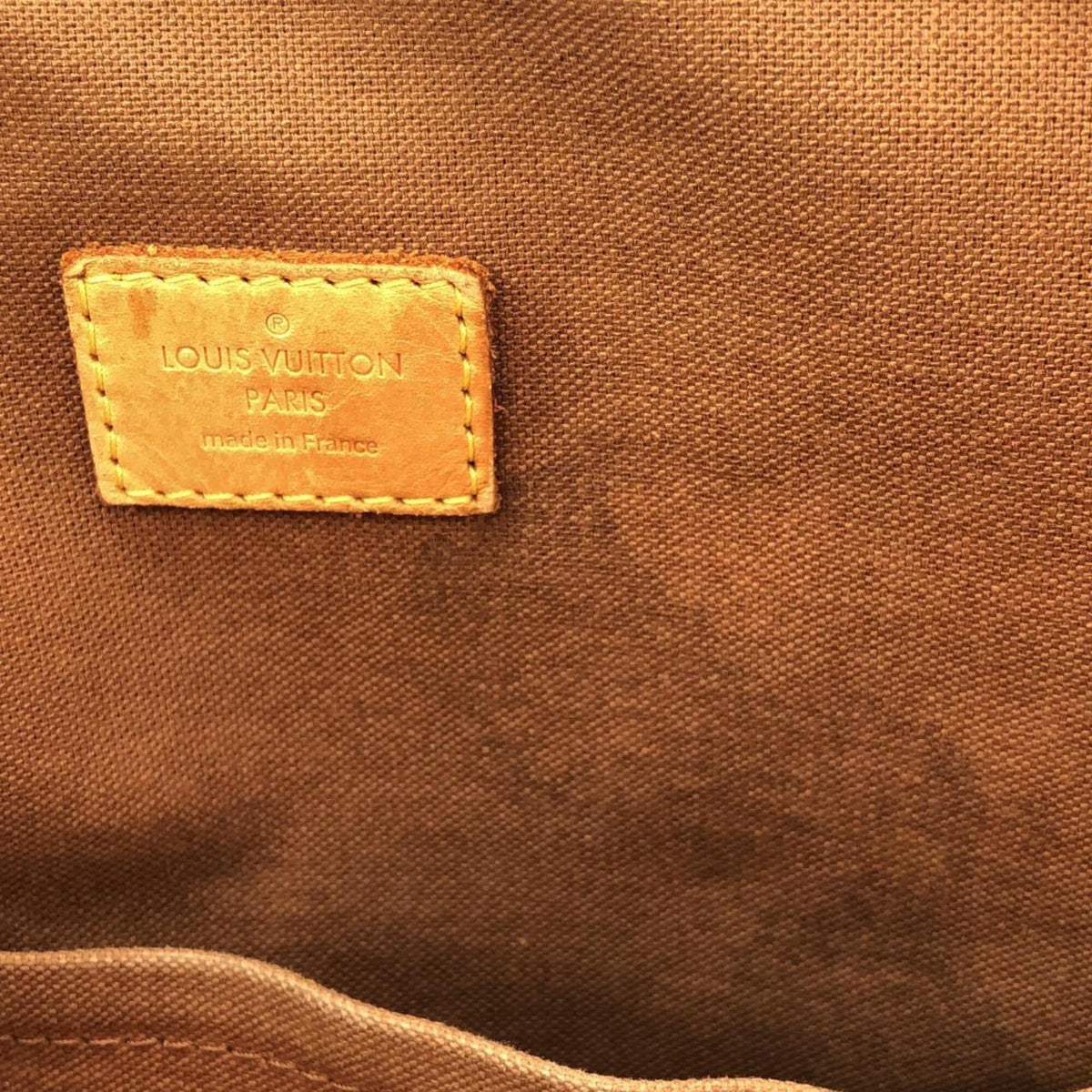 Louis Vuitton Marron Coated Canvas Handbag (Pre-Owned)