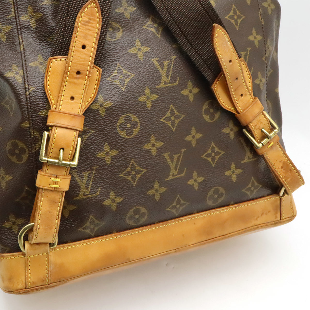 Louis Vuitton Brown Monogram Monogram Backpack Shoulder Bag (Pre-Owned)