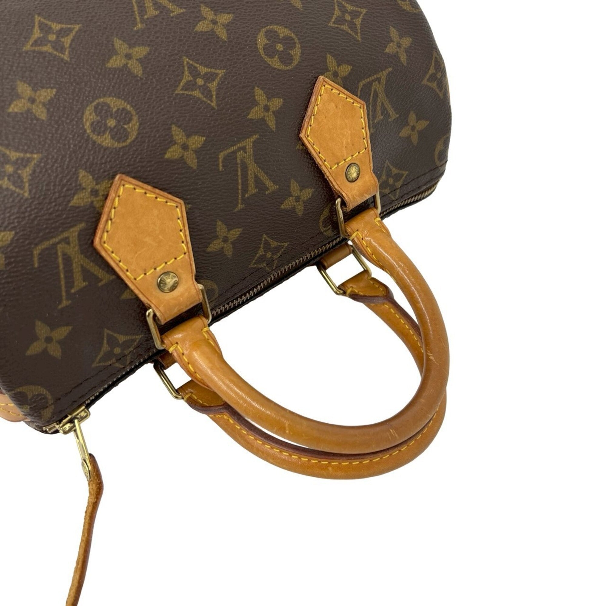 Louis Vuitton Brown Leather Pvc Boston Bag Handbag (Pre-Owned)