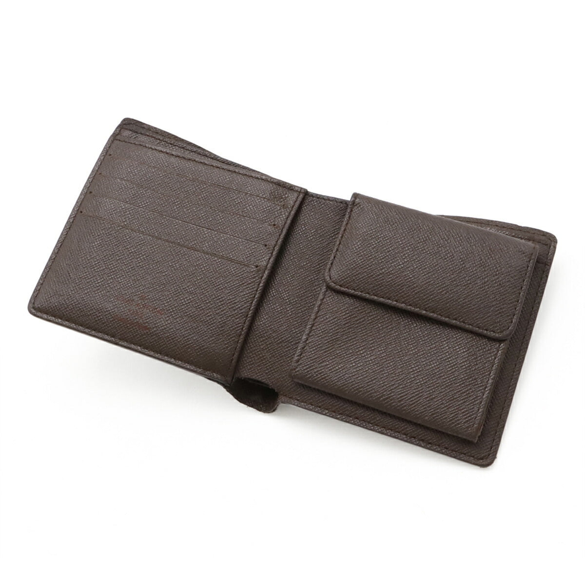 Louis Vuitton Brown Damier Canvas Wallet (Bi-Fold) (Pre-Owned)