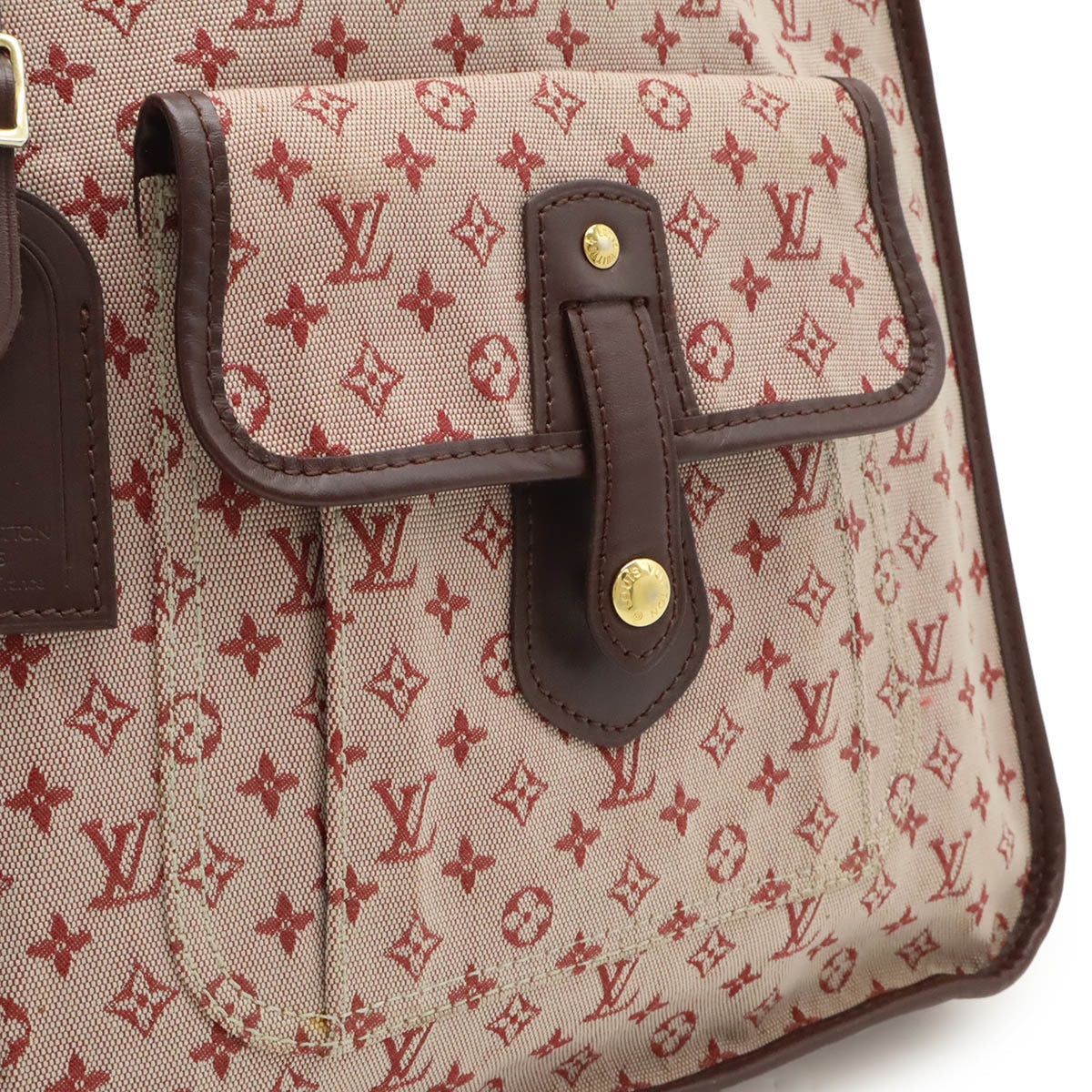Louis Vuitton Cerise Canvas Leather Shoulder Bag (Pre-Owned)