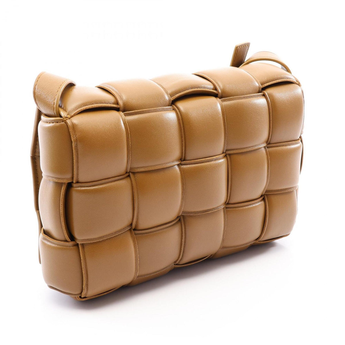 Bottega Veneta Brown Leather Handbag Shoulder Bag (Pre-Owned)