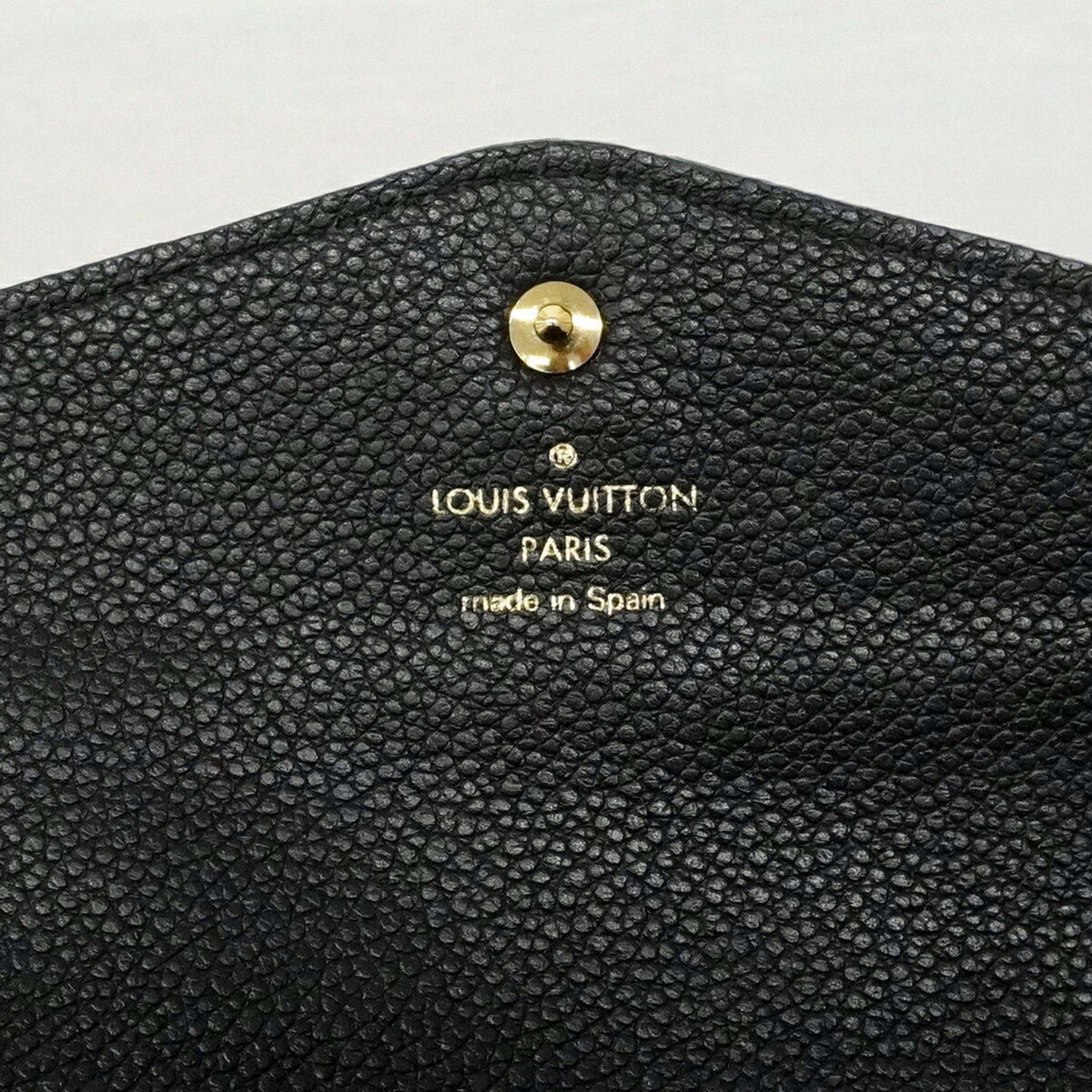 Louis Vuitton Noir Long Wallet (Bi-Fold) (Pre-Owned)