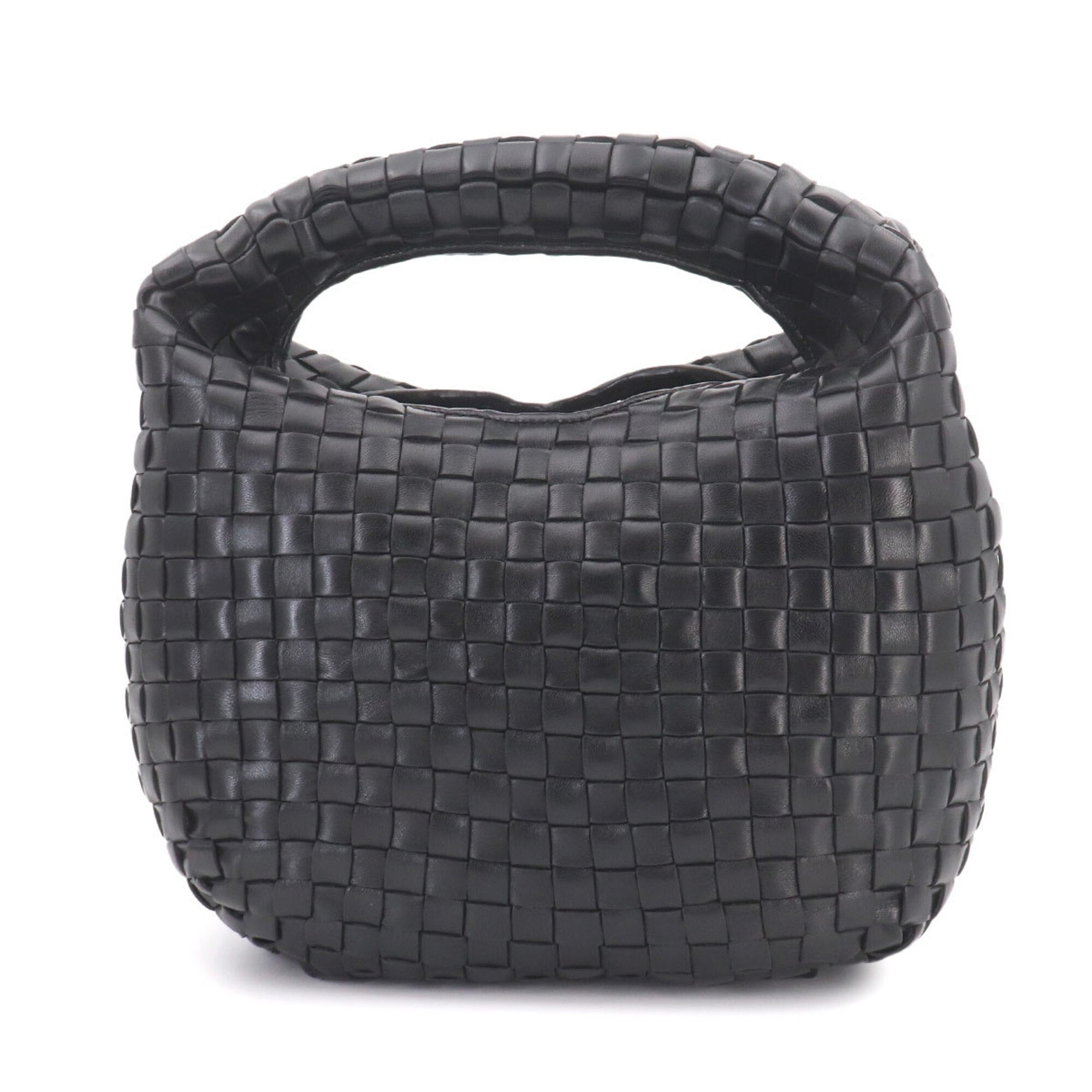 Bottega Veneta Black Leather Handbag (Pre-Owned)