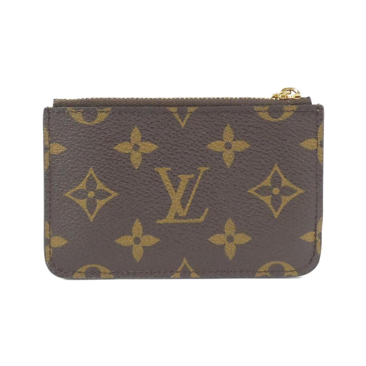 Louis Vuitton Jaune Marron Monogram Monogram Coin Purse/Coin Case (Pre-Owned)