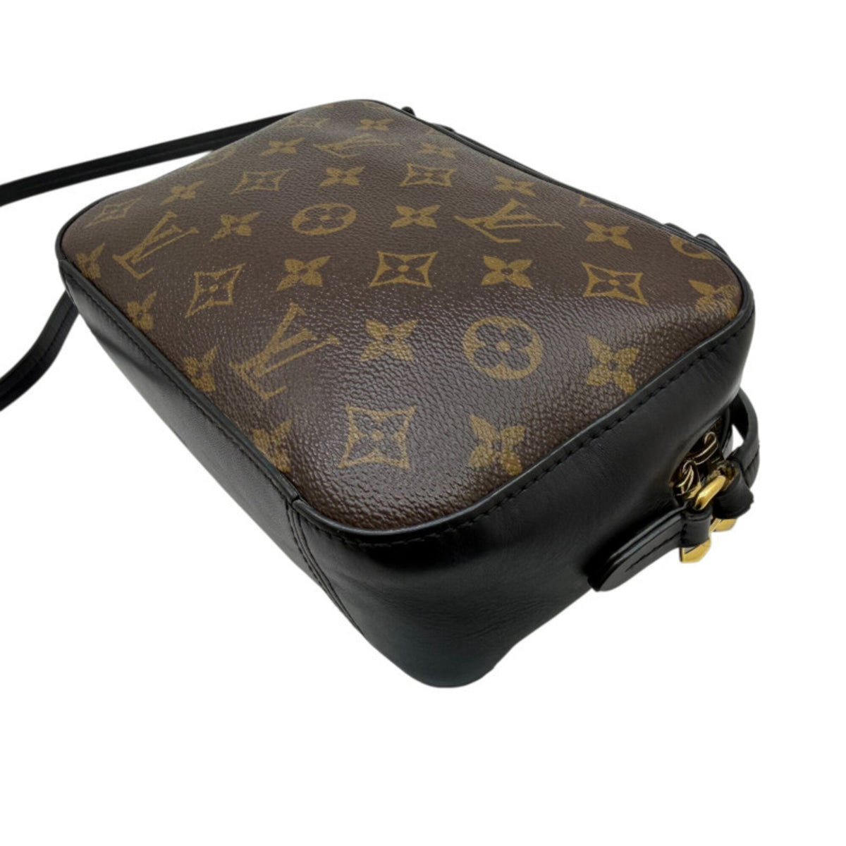 Louis Vuitton Black Brown Freesia Monogram Monogram Shoulder Bag (Pre-Owned)