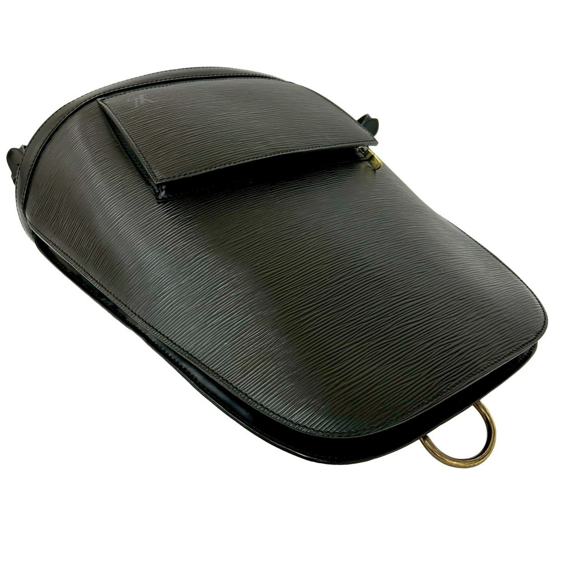 Louis Vuitton Black Leather Backpack (Pre-Owned)